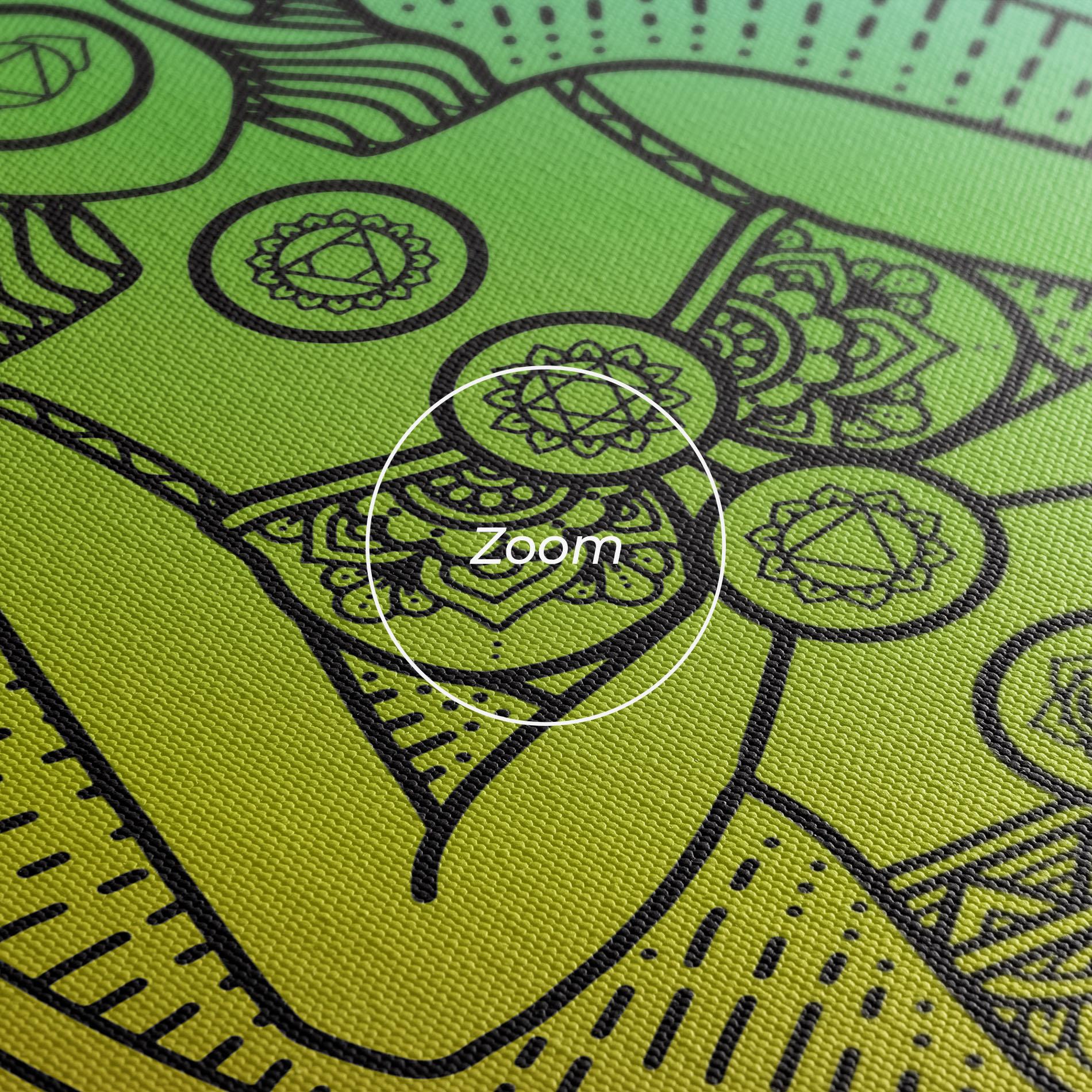 Vászonkép Girl Meditation mockup 3