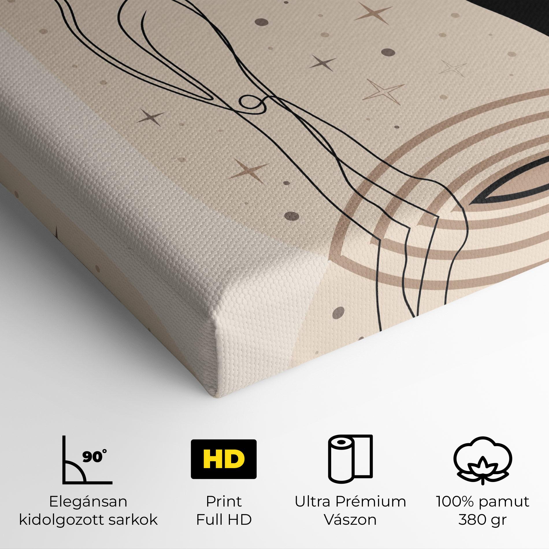 Vászonkép Balance Yoga mockup 4