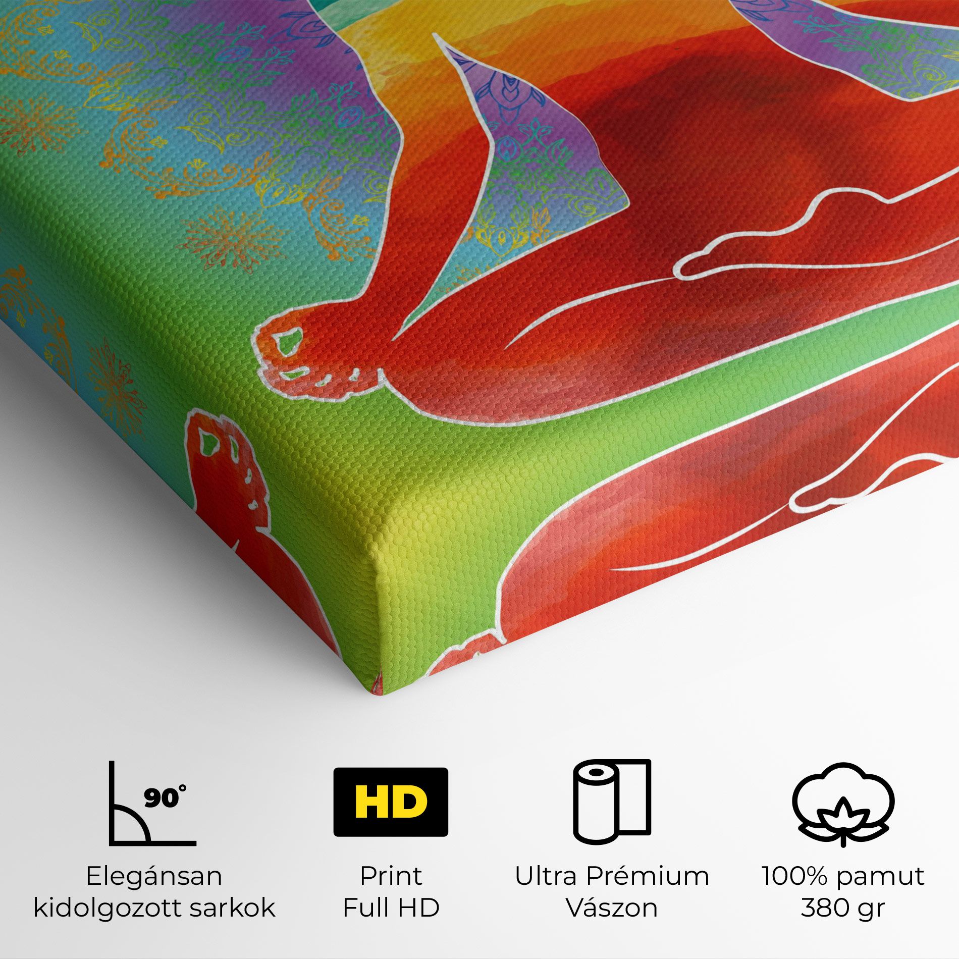 Rainbow Yoga mockup 4