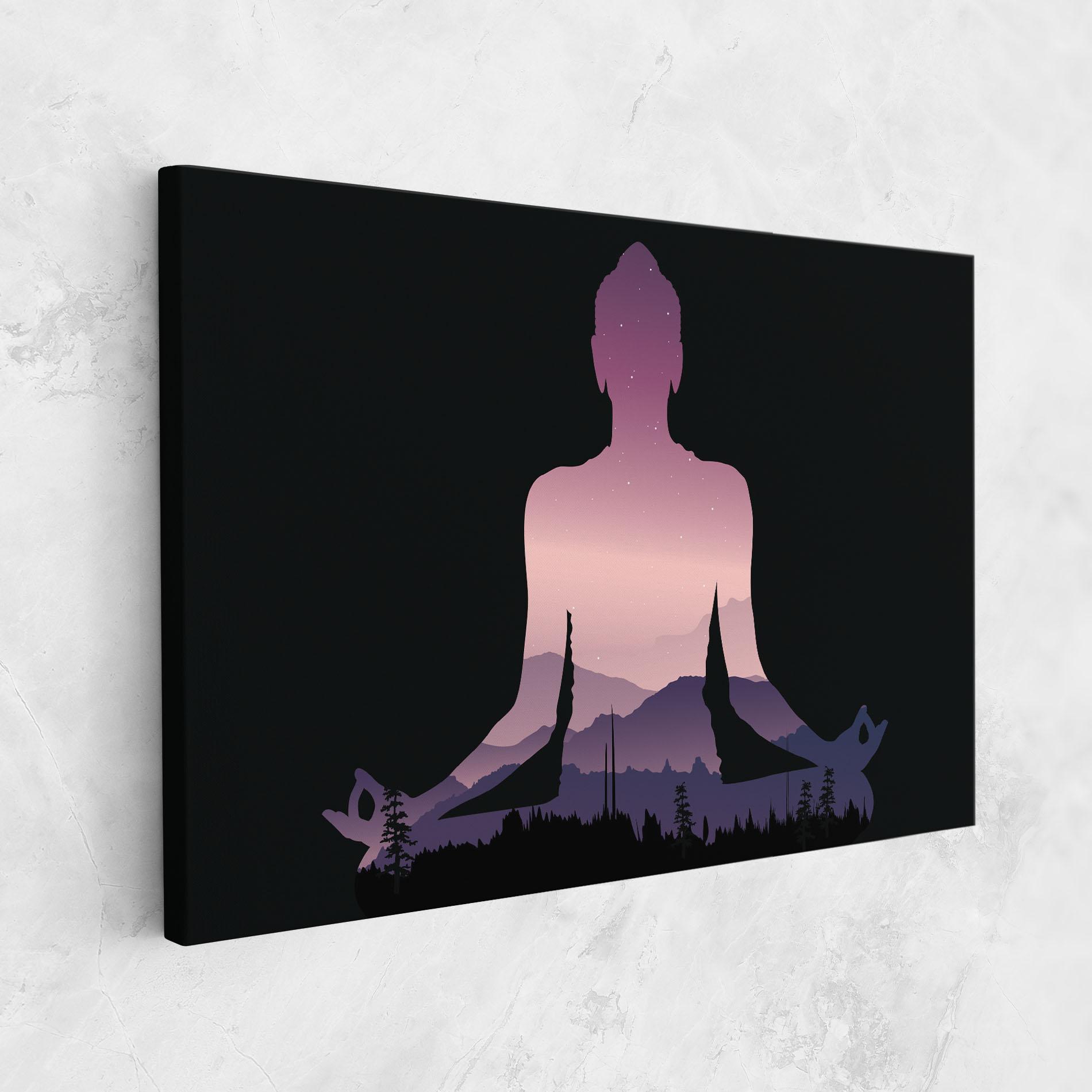 Vászonkép Forest Star Yoga mockup 1