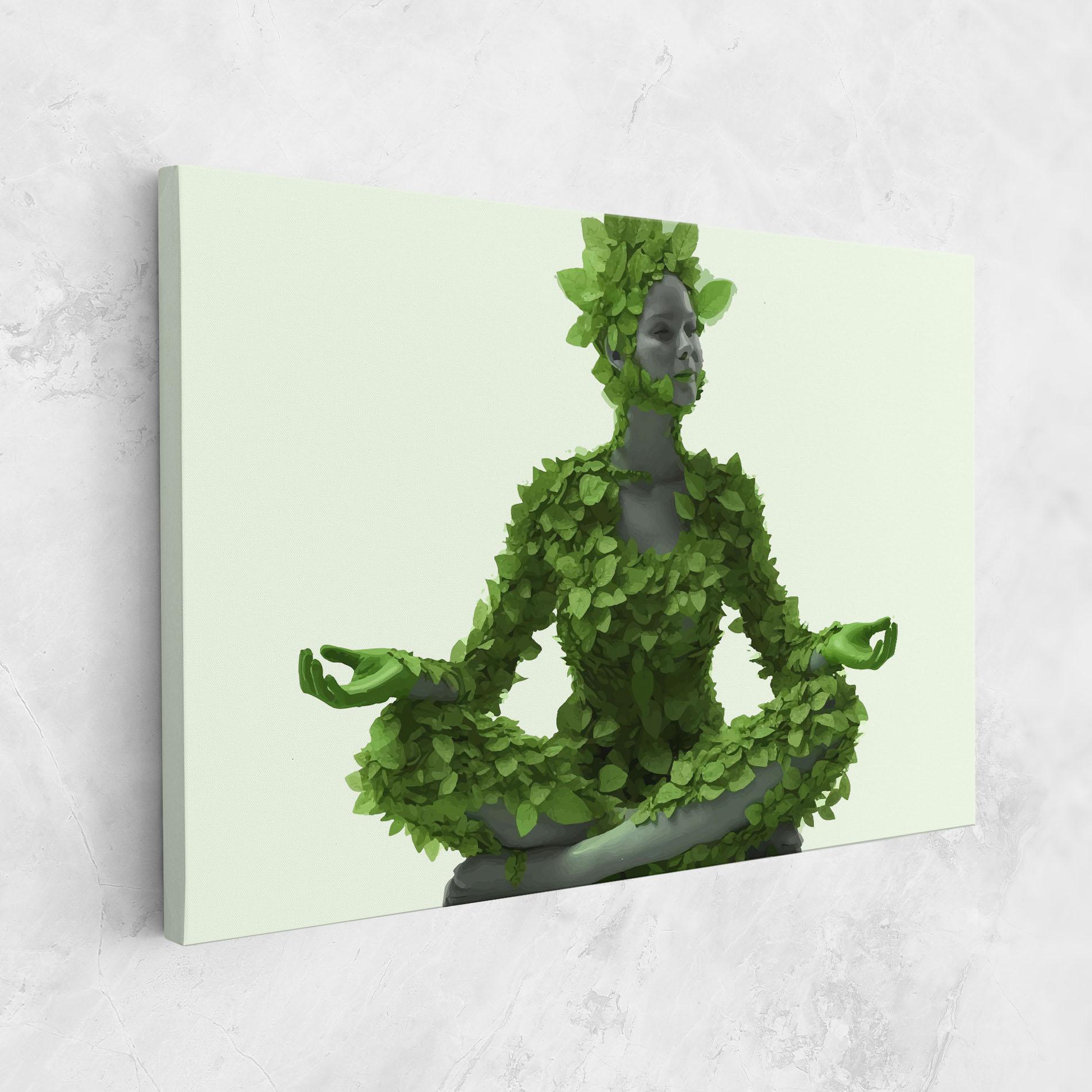 Vászonkép Nature Yoga mockup 1
