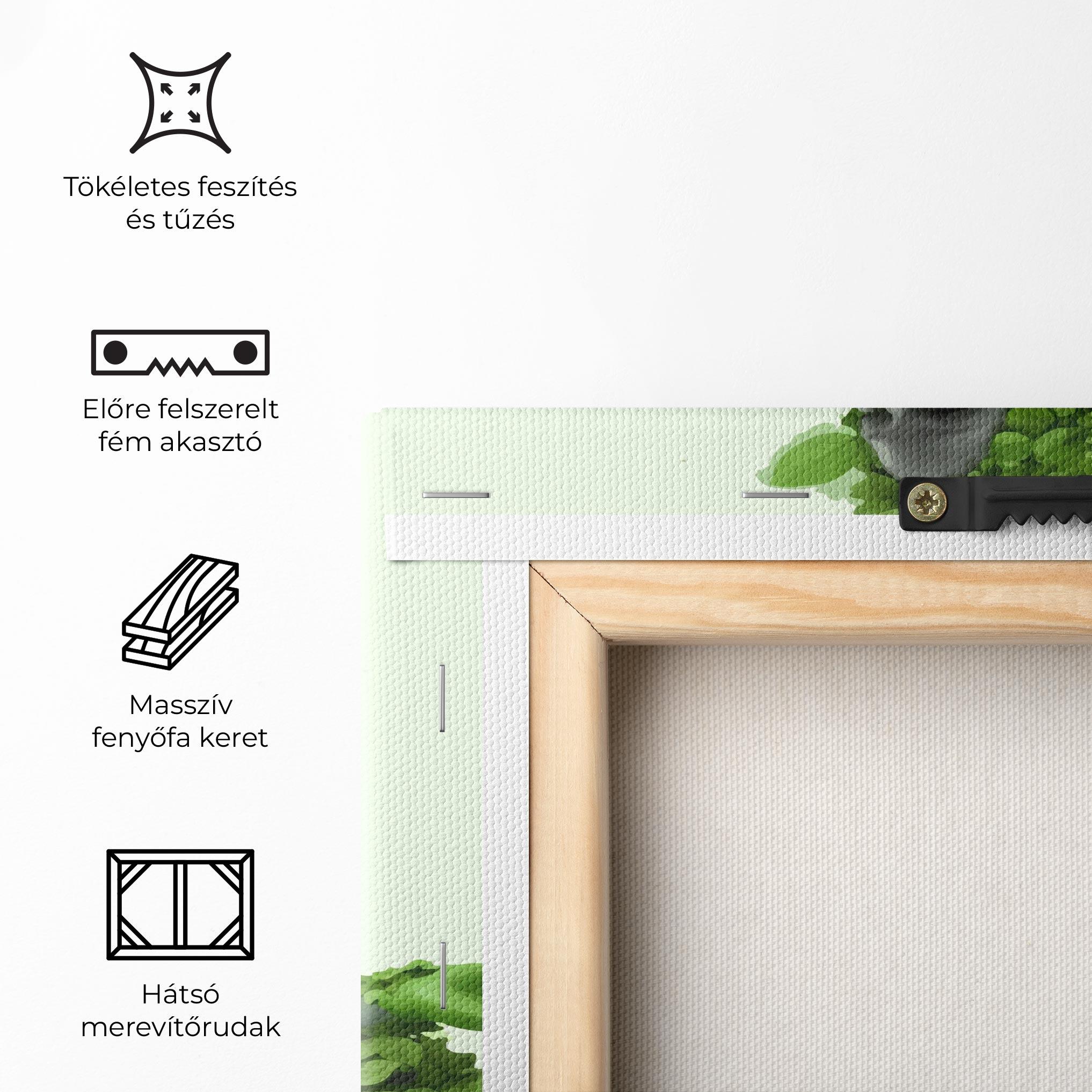 Vászonkép Nature Yoga mockup 5