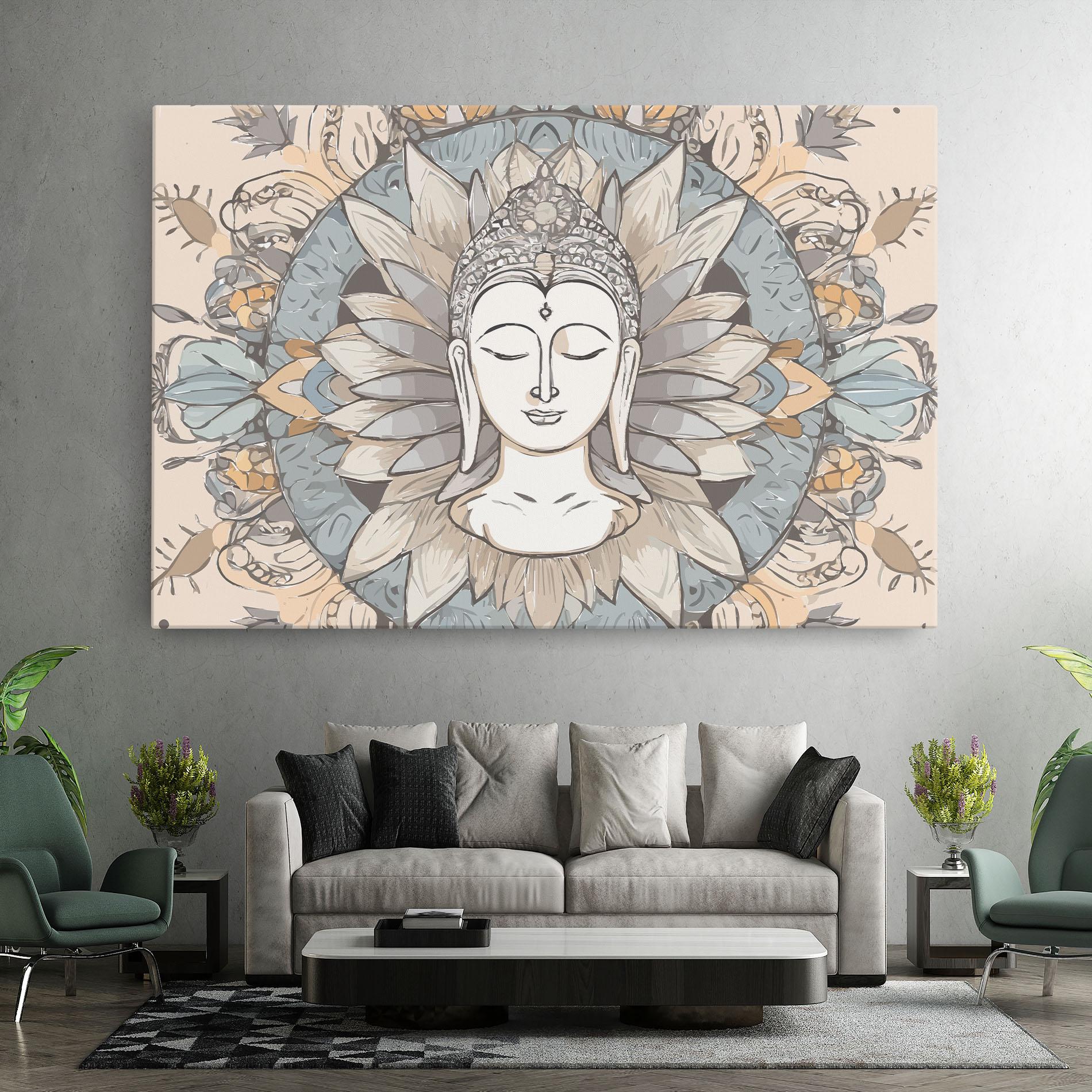 Vászonkép Boho Element mockup 7