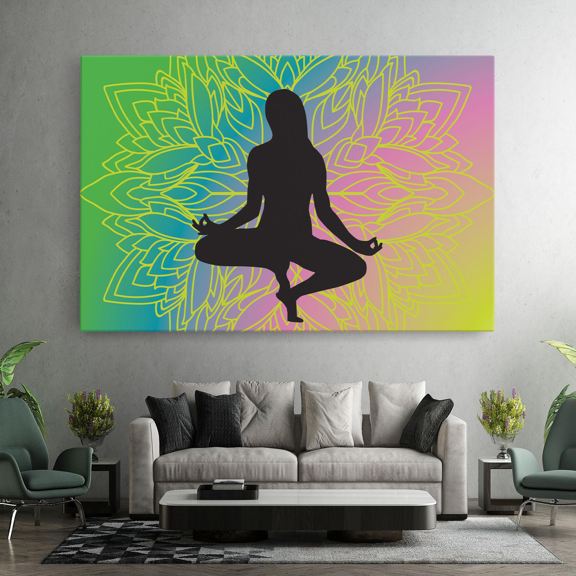 Vászonkép Peace Yoga 01 mockup 7