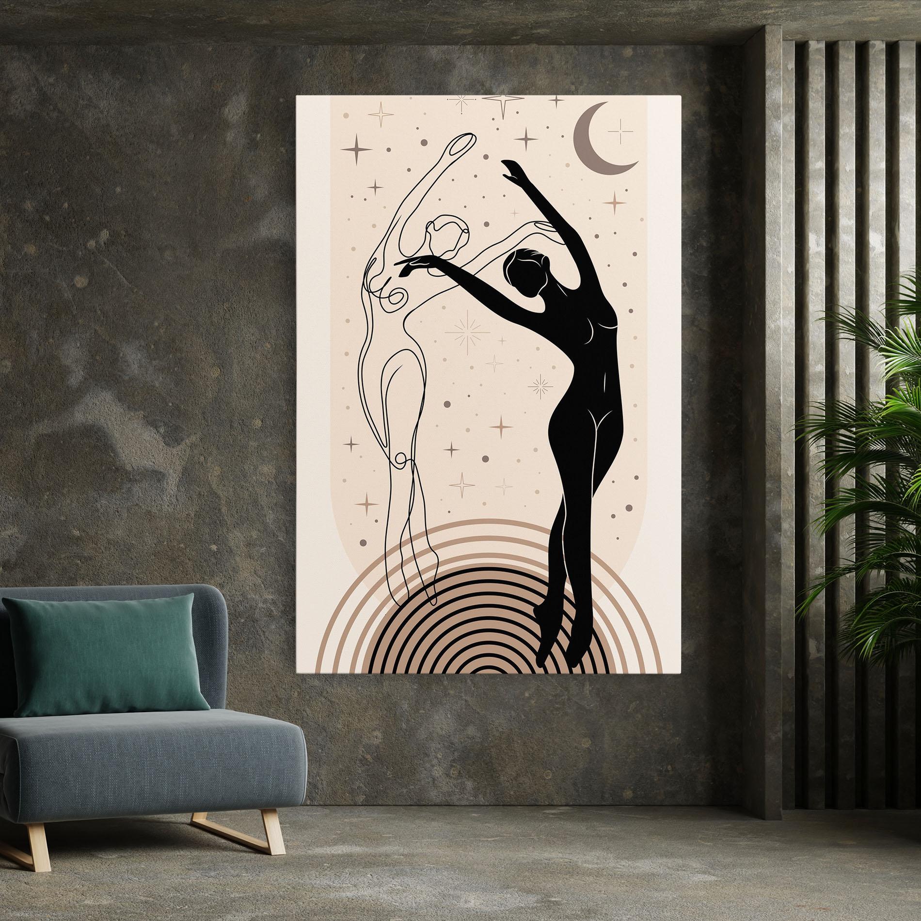 Vászonkép Balance Yoga mockup 7