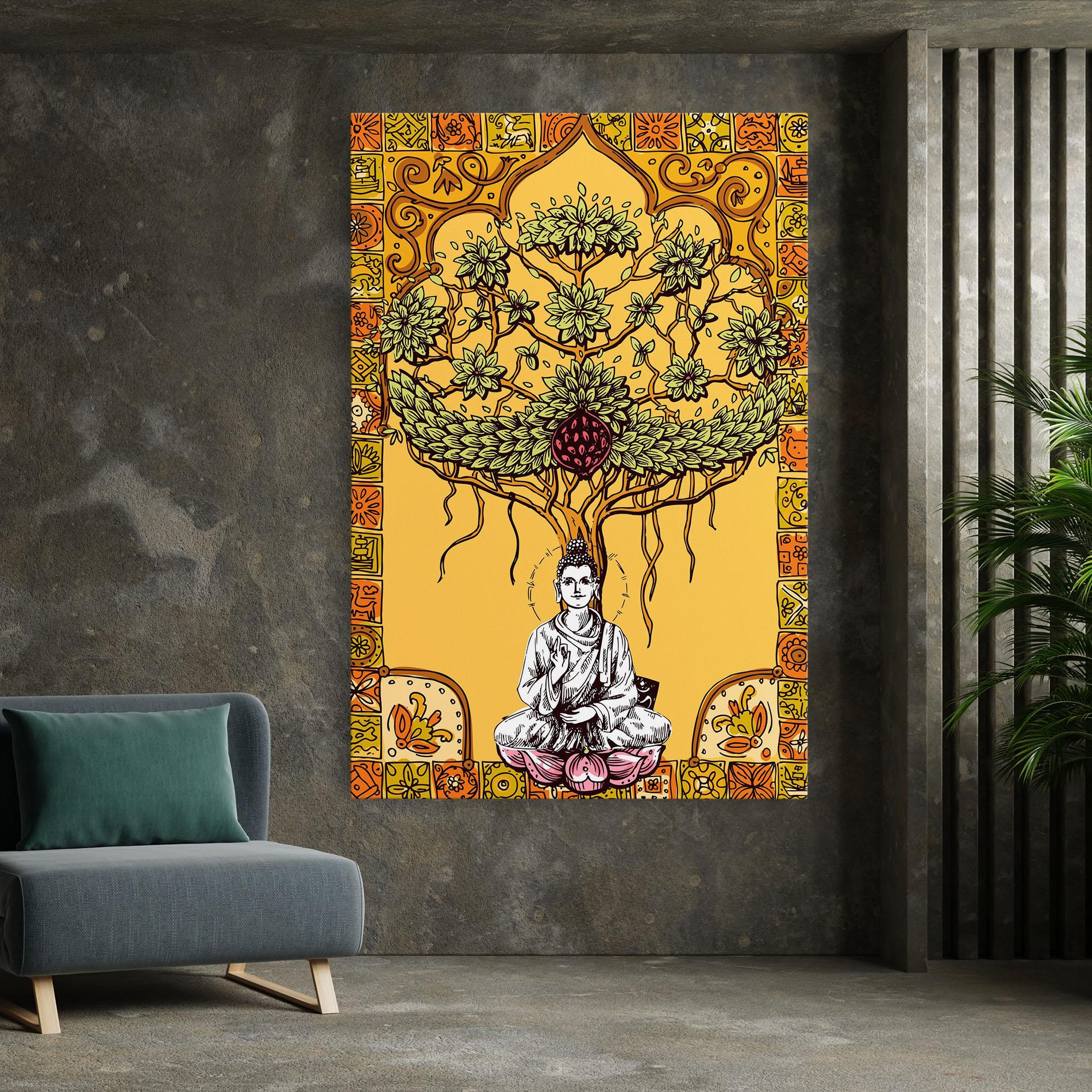 Vászonkép Meditation Three mockup 7