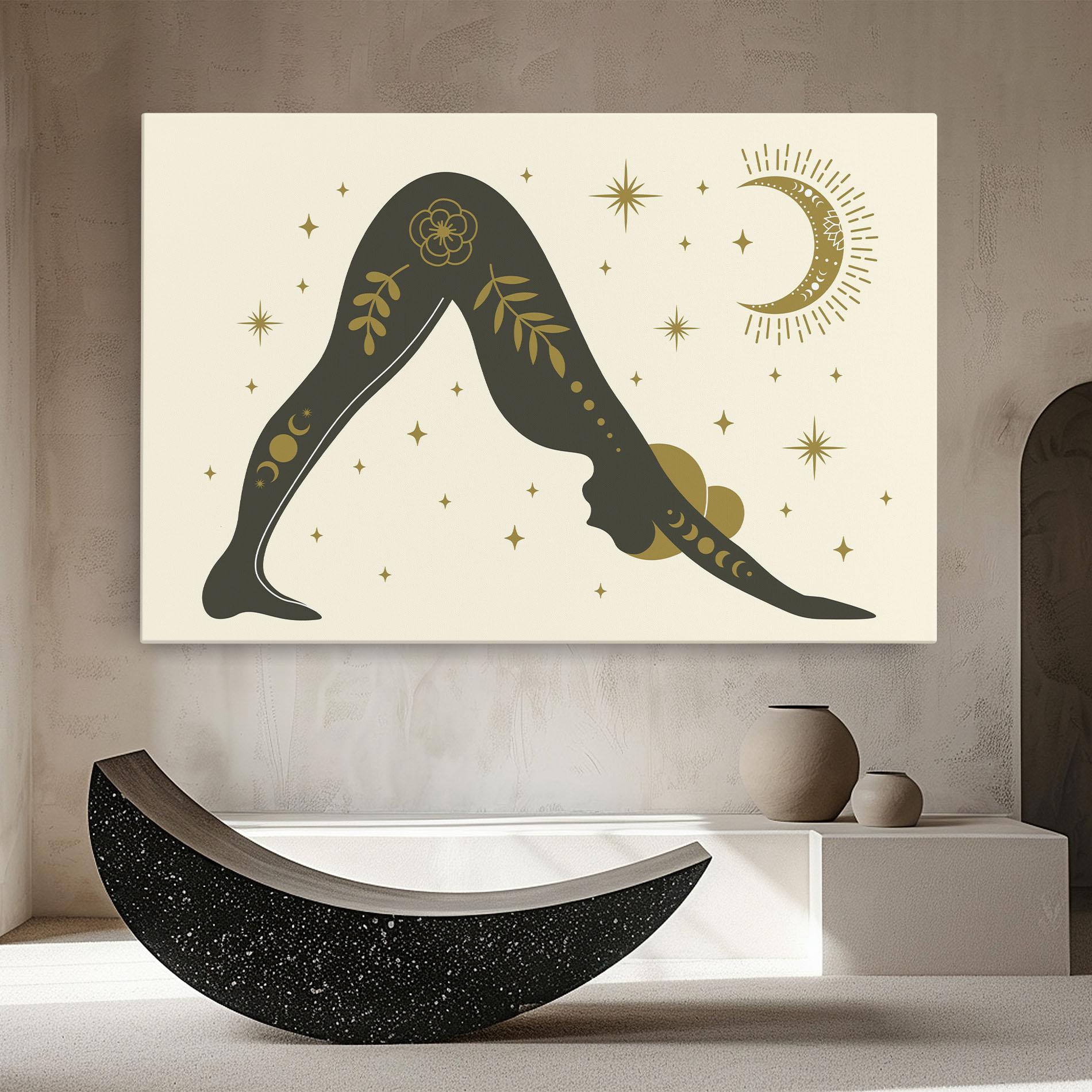 Vászonkép Adho Mukha mockup 8