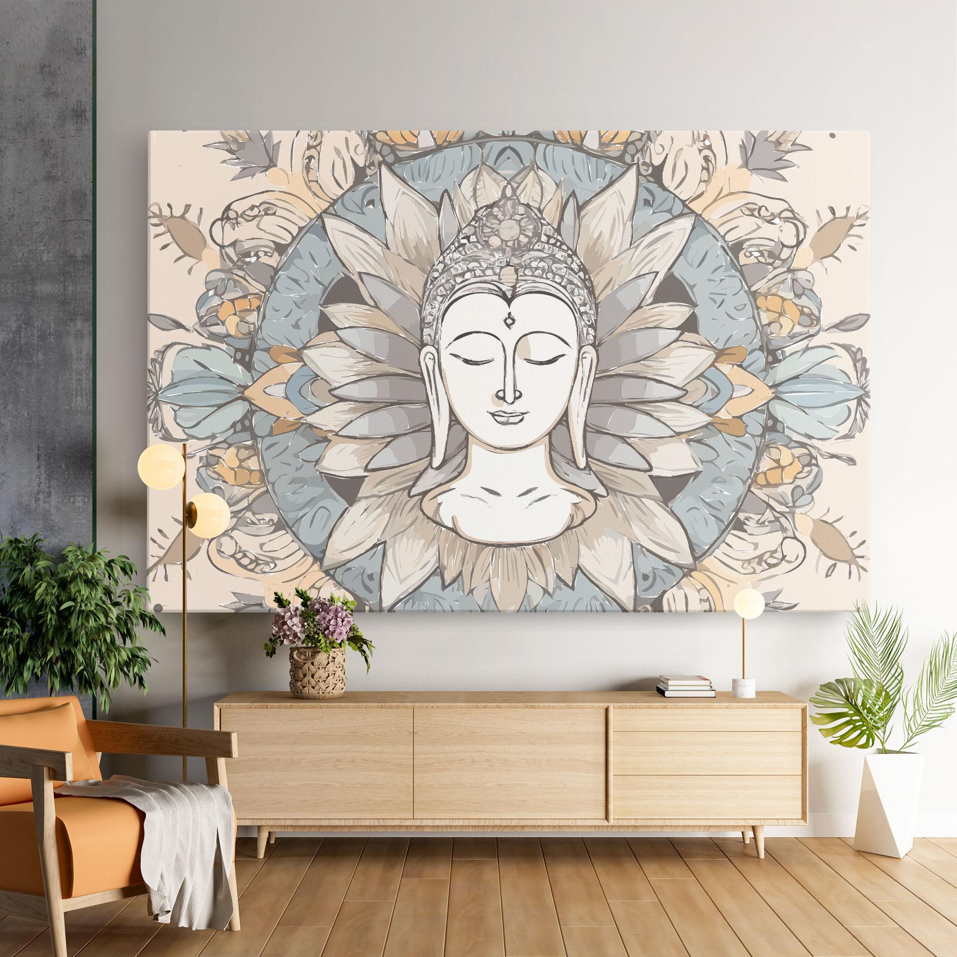 Vászonkép Boho Element mockup 9