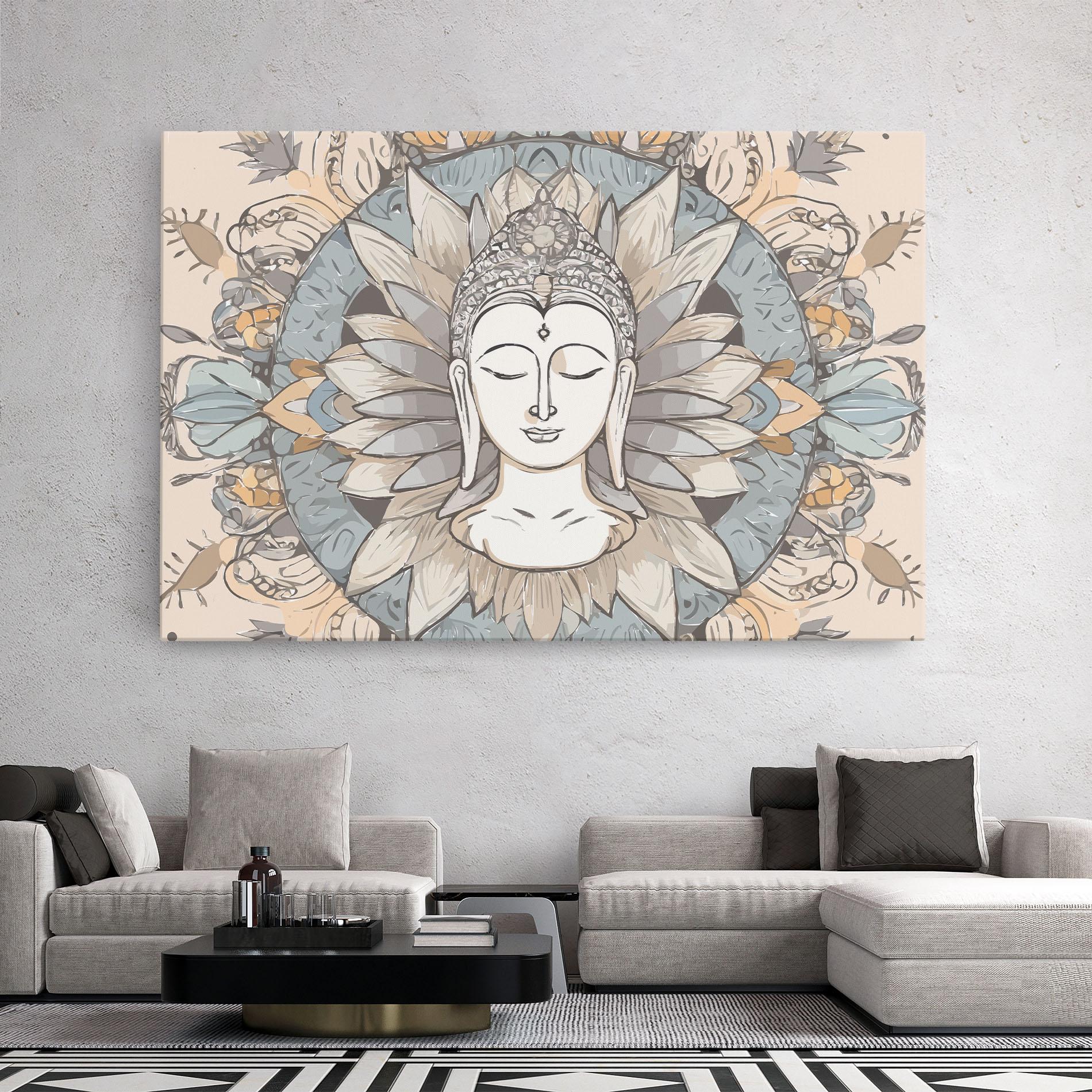 Vászonkép Boho Element mockup 2