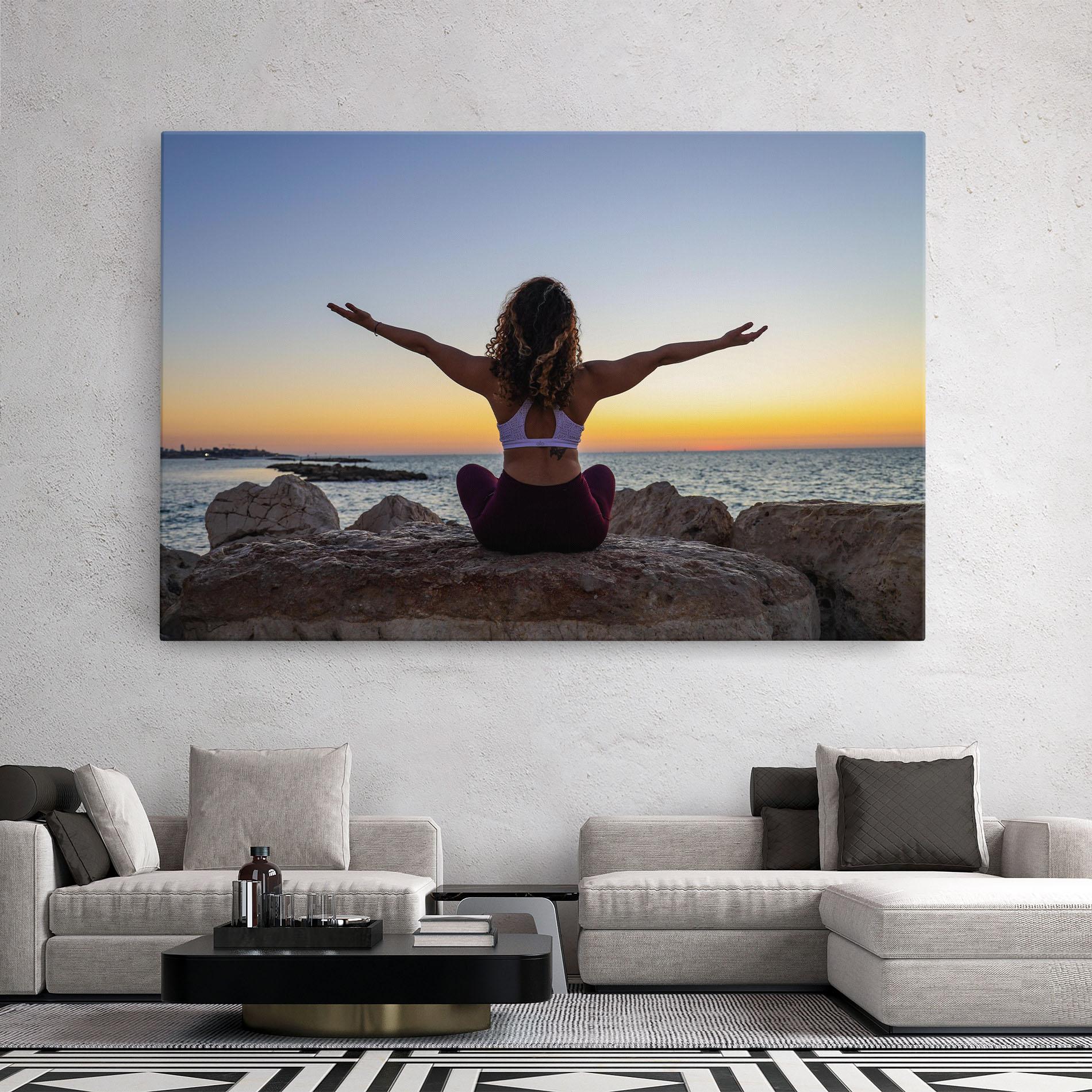 Vászonkép Calm Asana mockup 2