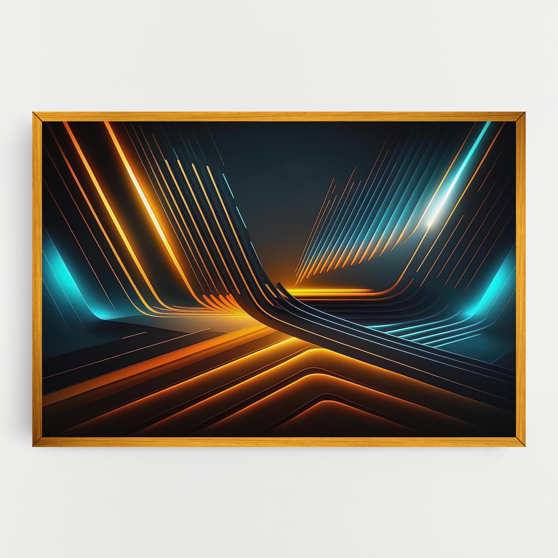 Vászonkép Futuristic Background mockup 0