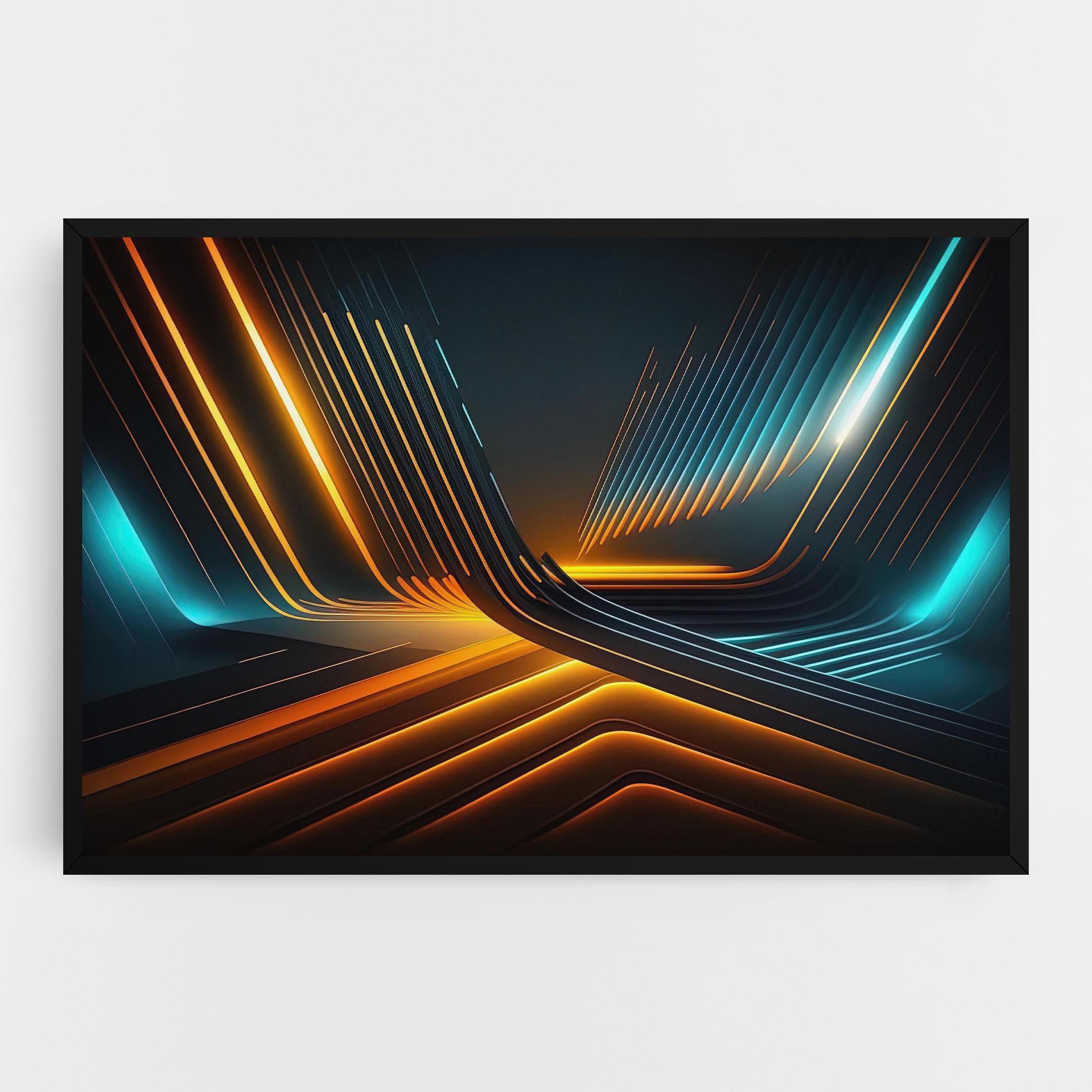 Vászonkép Futuristic Background mockup 0