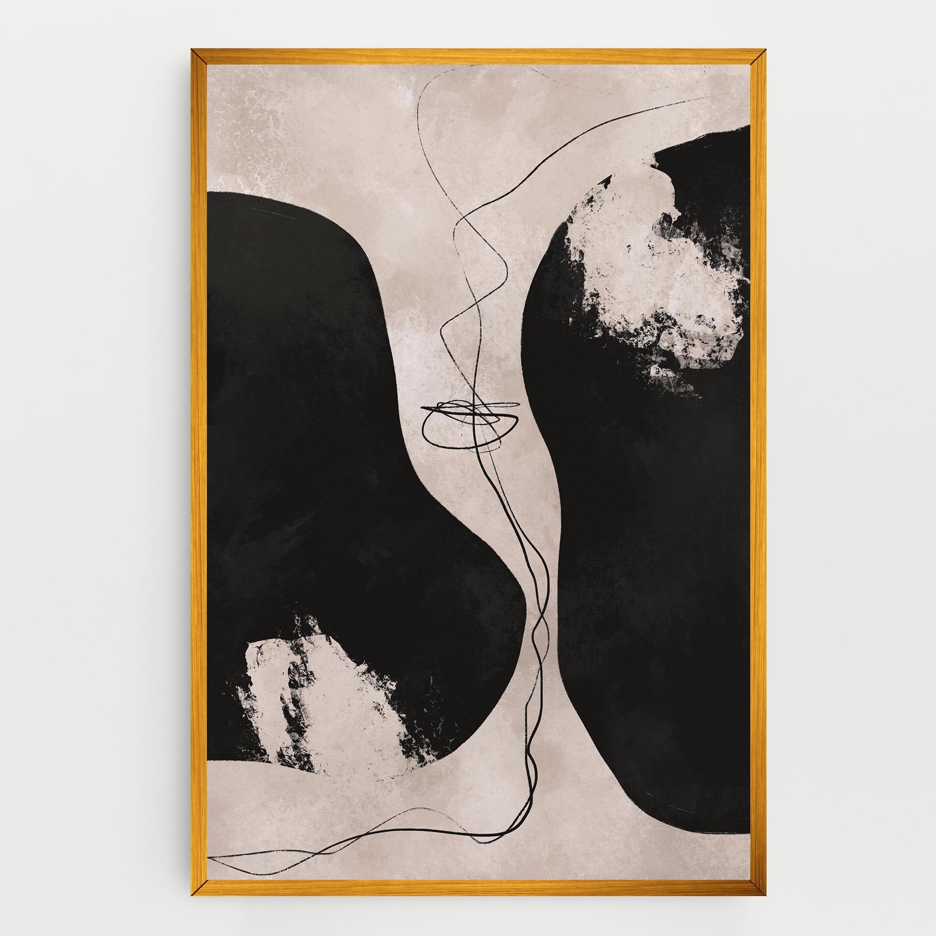 Vászonkép Modern Brushstrokes mockup 0