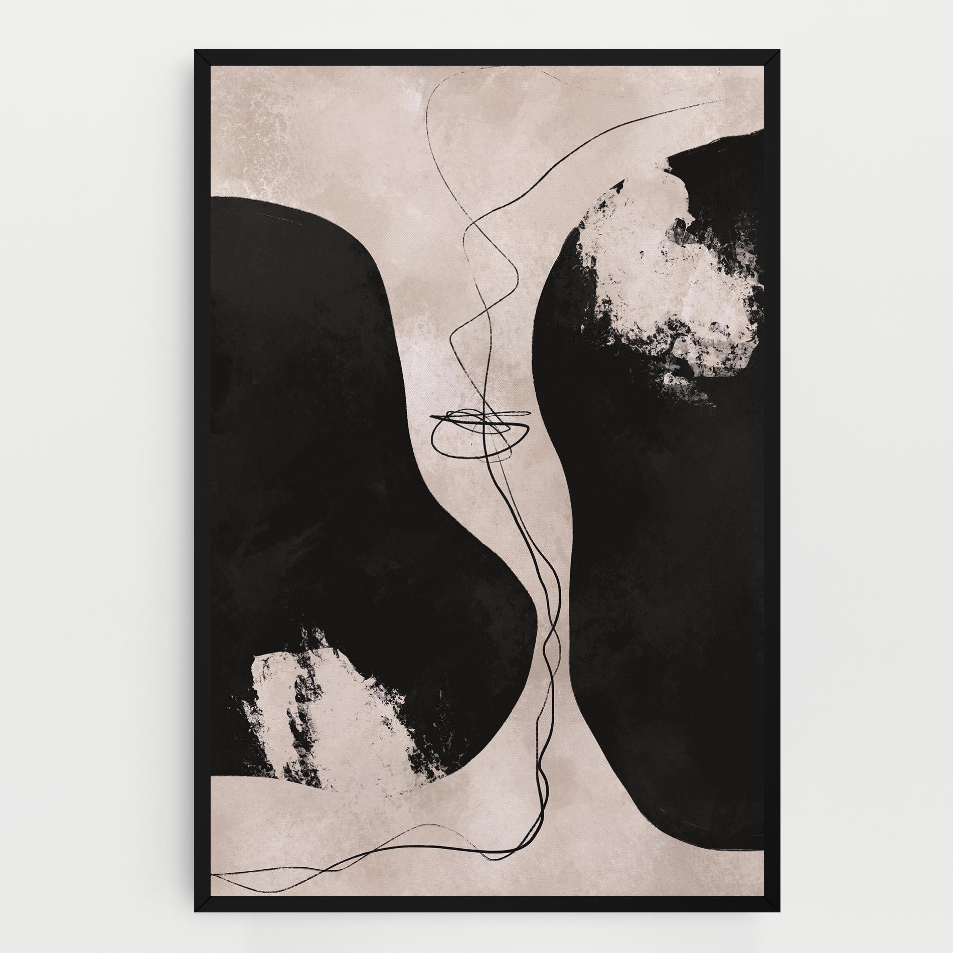 Vászonkép Modern Brushstrokes mockup 0