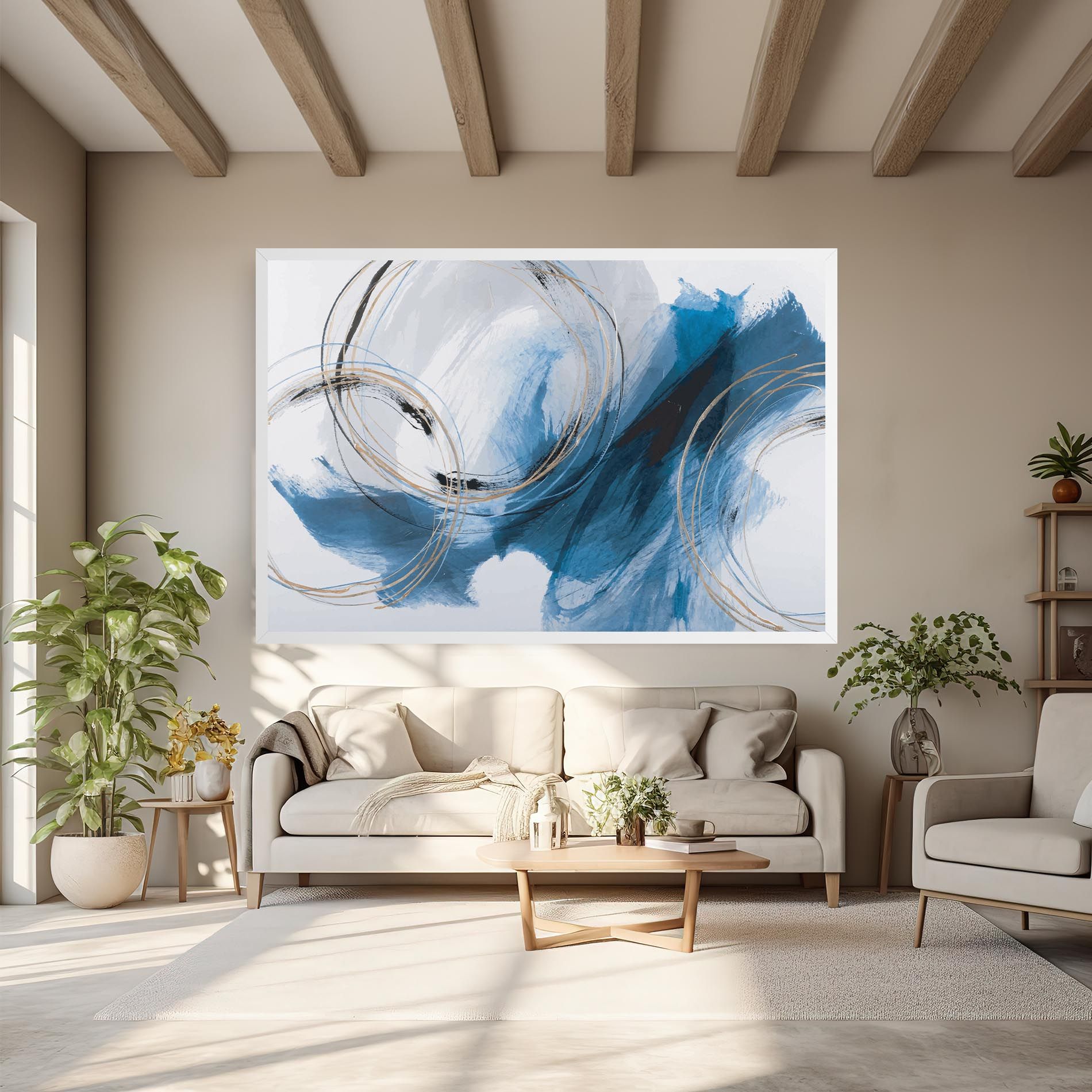 Beautiful Abstract Painting mockup 6