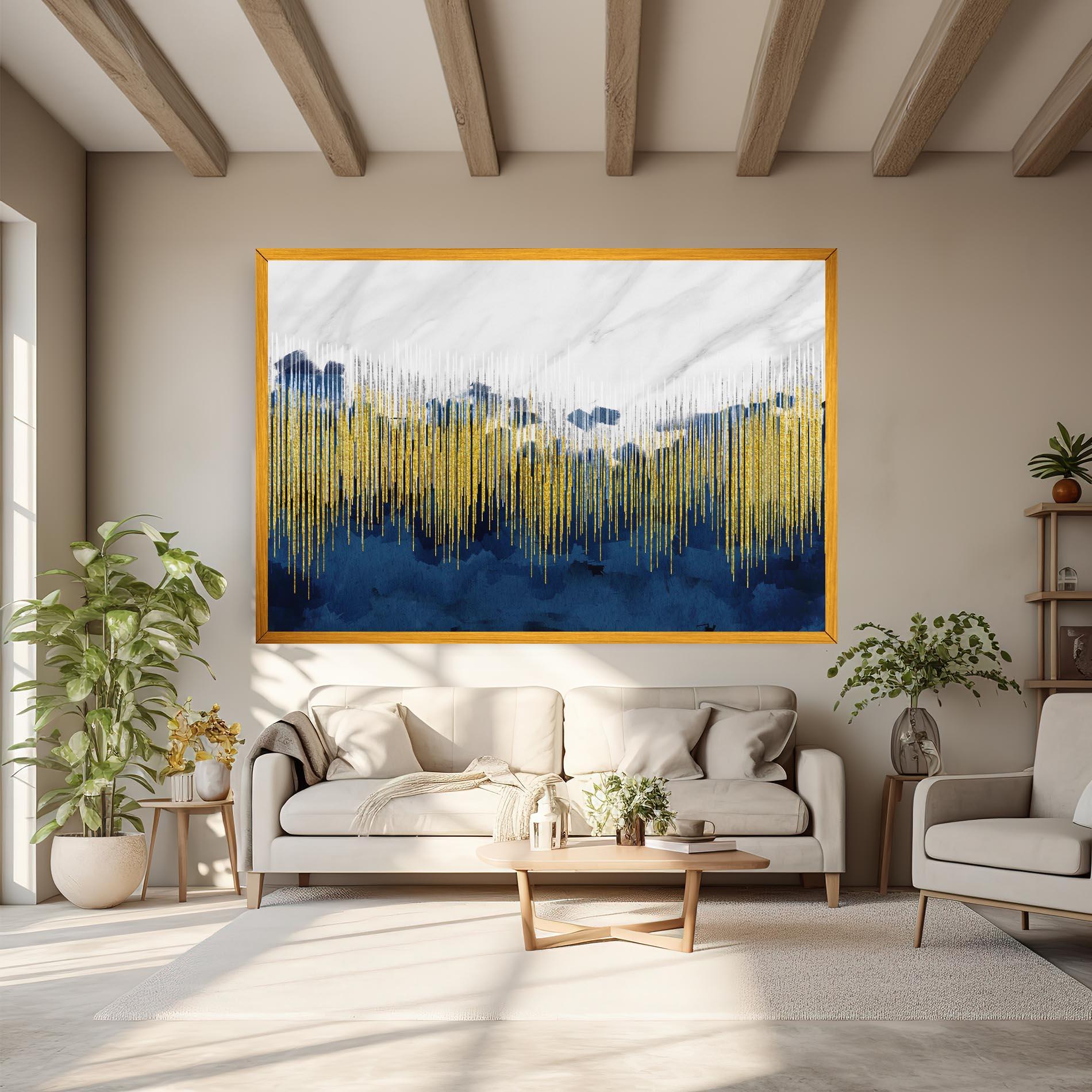 Vászonkép Abstract Marble Art mockup 6