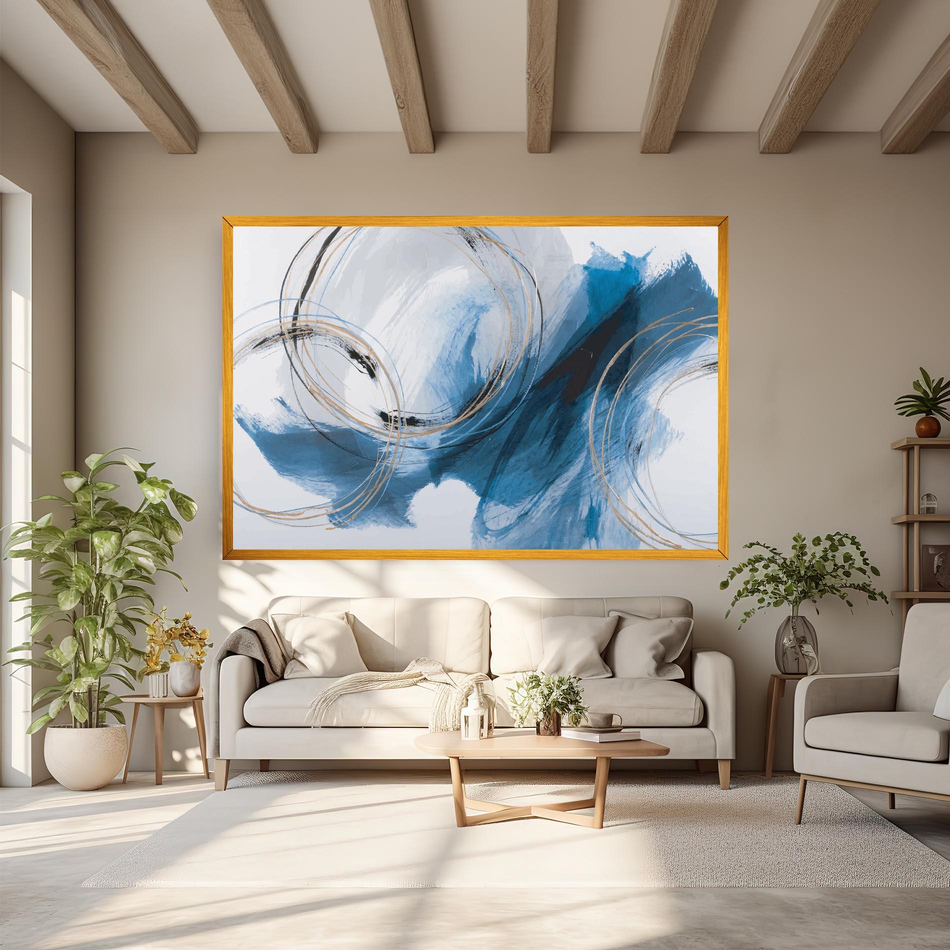 Vászonkép Beautiful Abstract Painting mockup 6