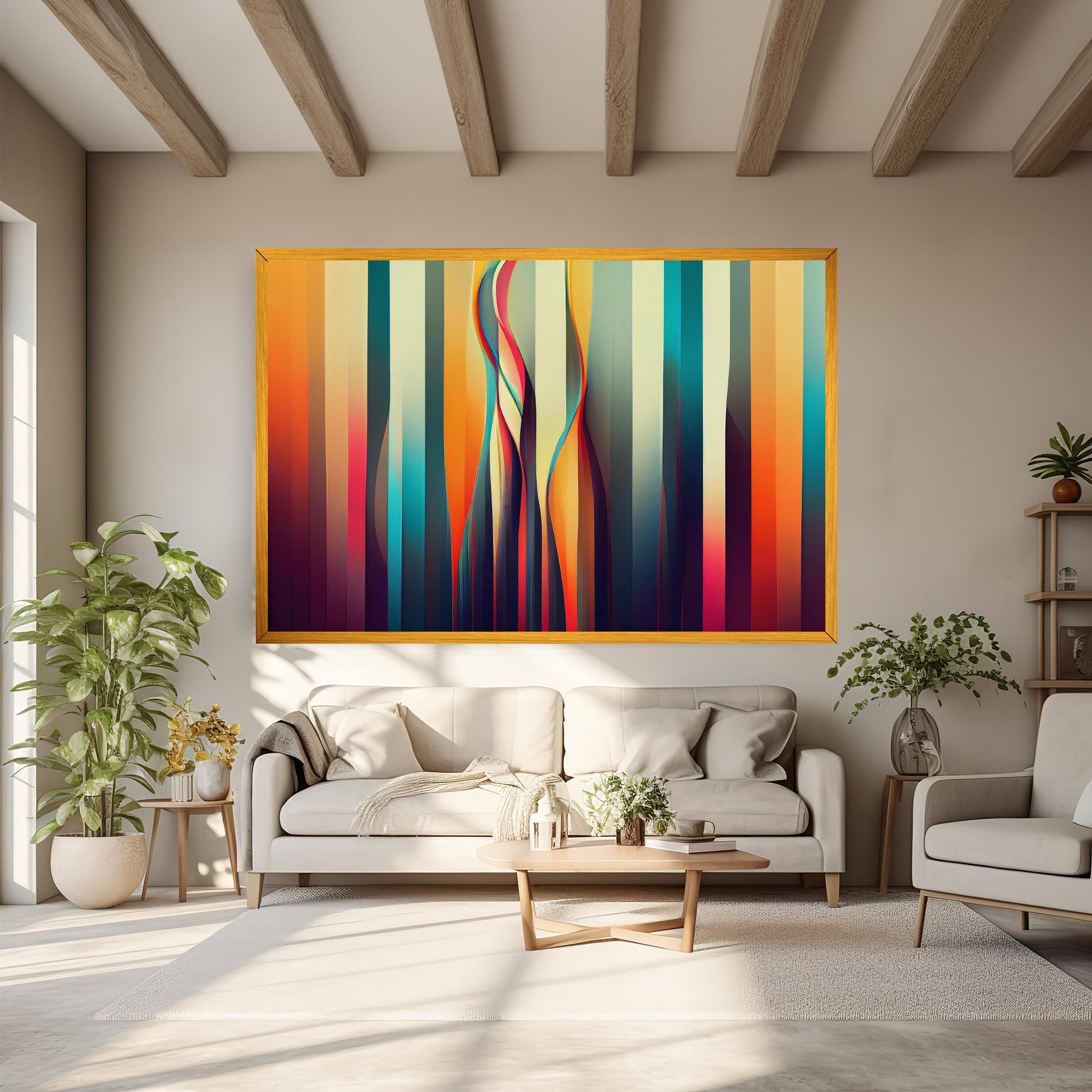 Colorful Geometric Background mockup 6