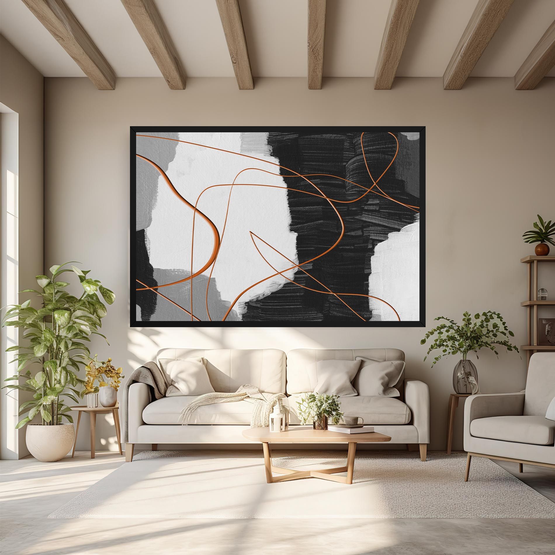 Abstract Ink Painting mockup 6