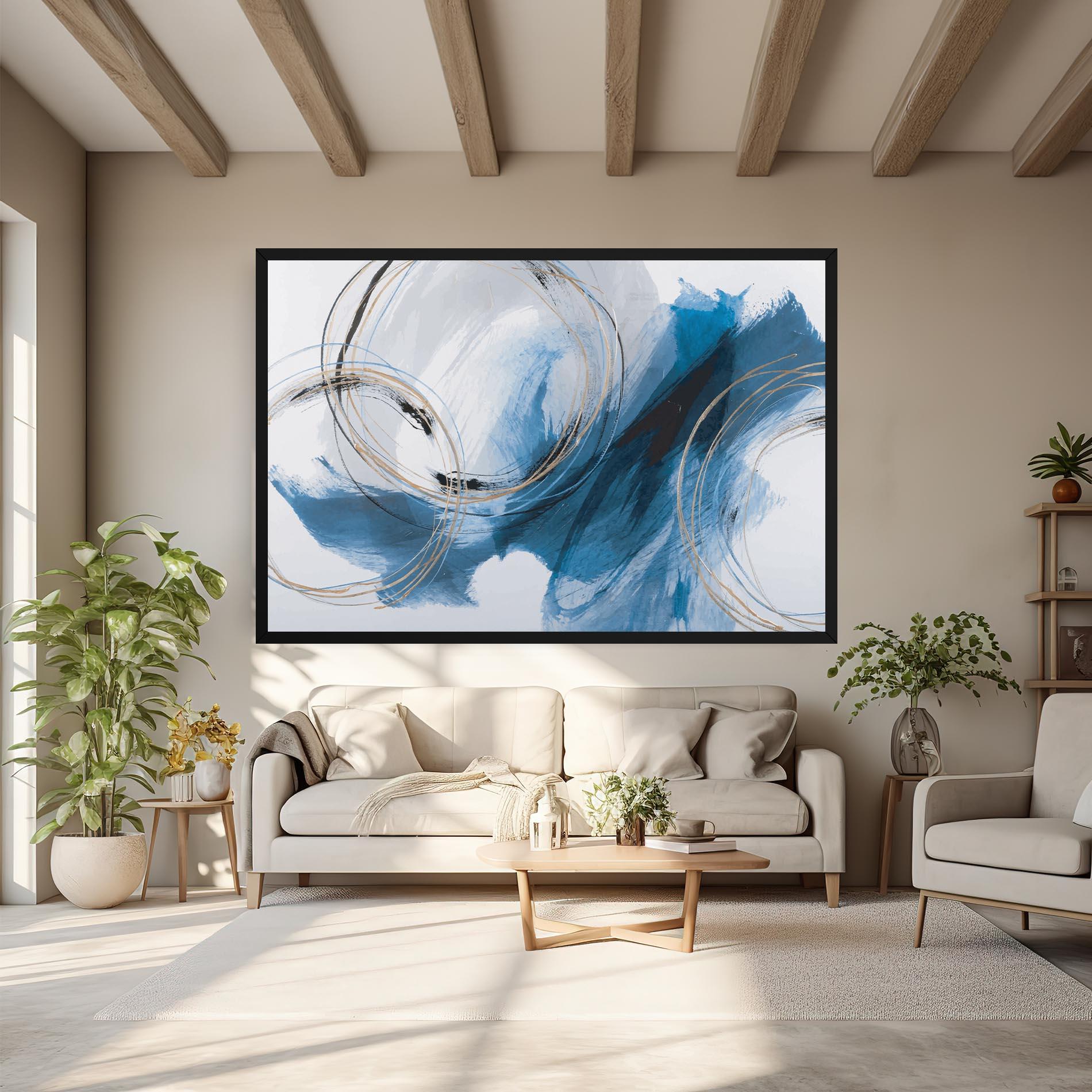 Vászonkép Beautiful Abstract Painting mockup 6