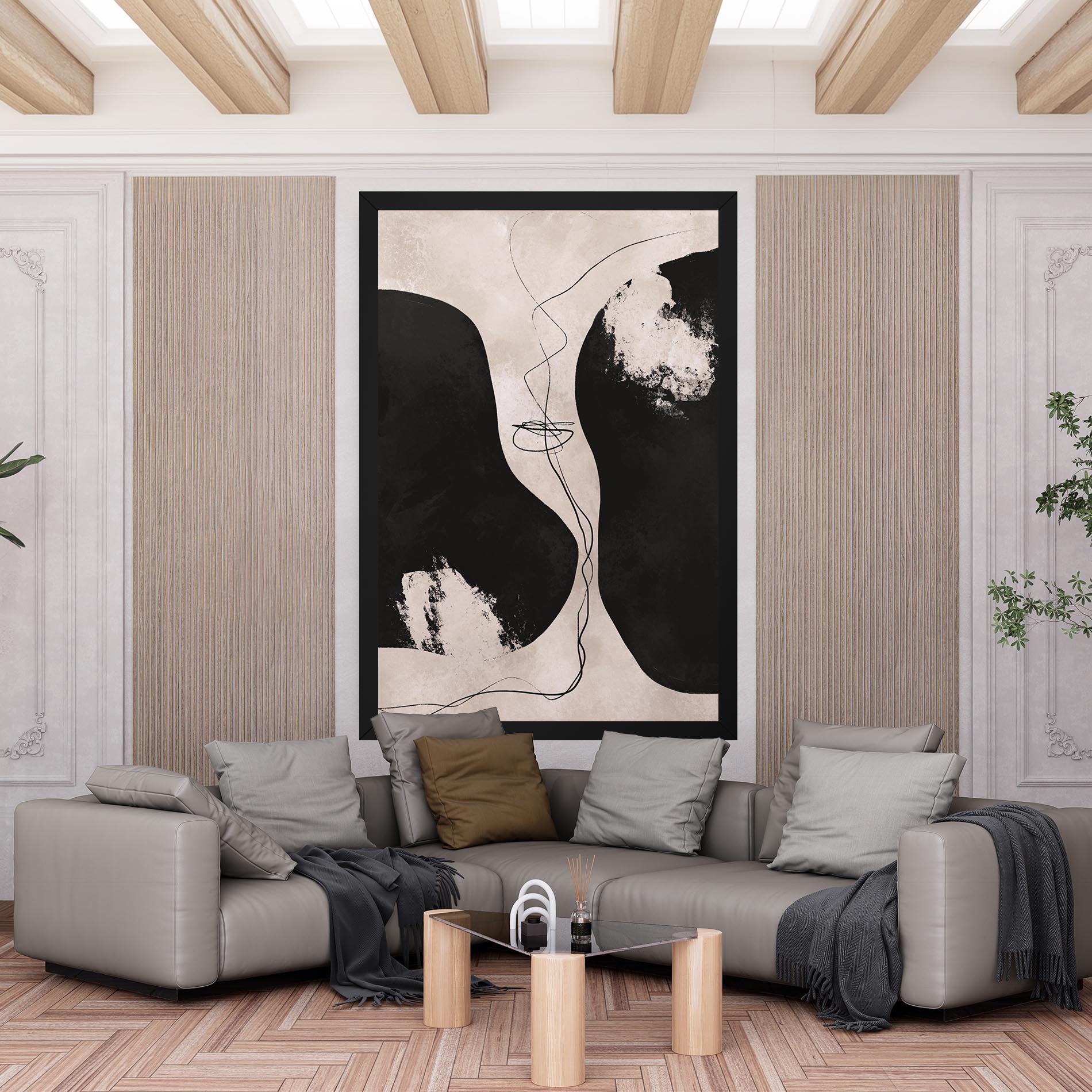 Vászonkép Modern Brushstrokes mockup 6