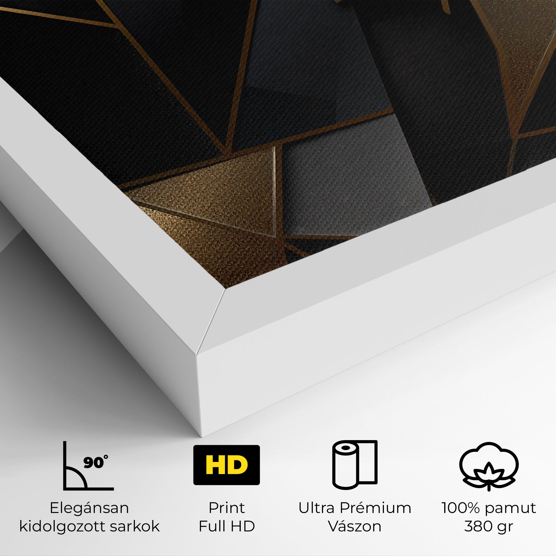 Abstract Golden Art mockup 4