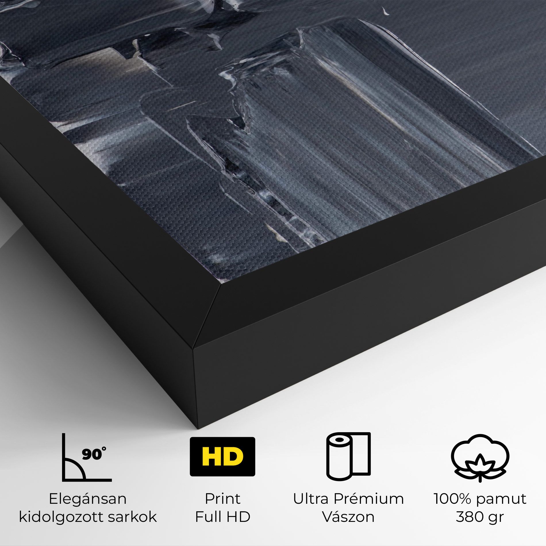 Black Acrylic Painting mockup 4