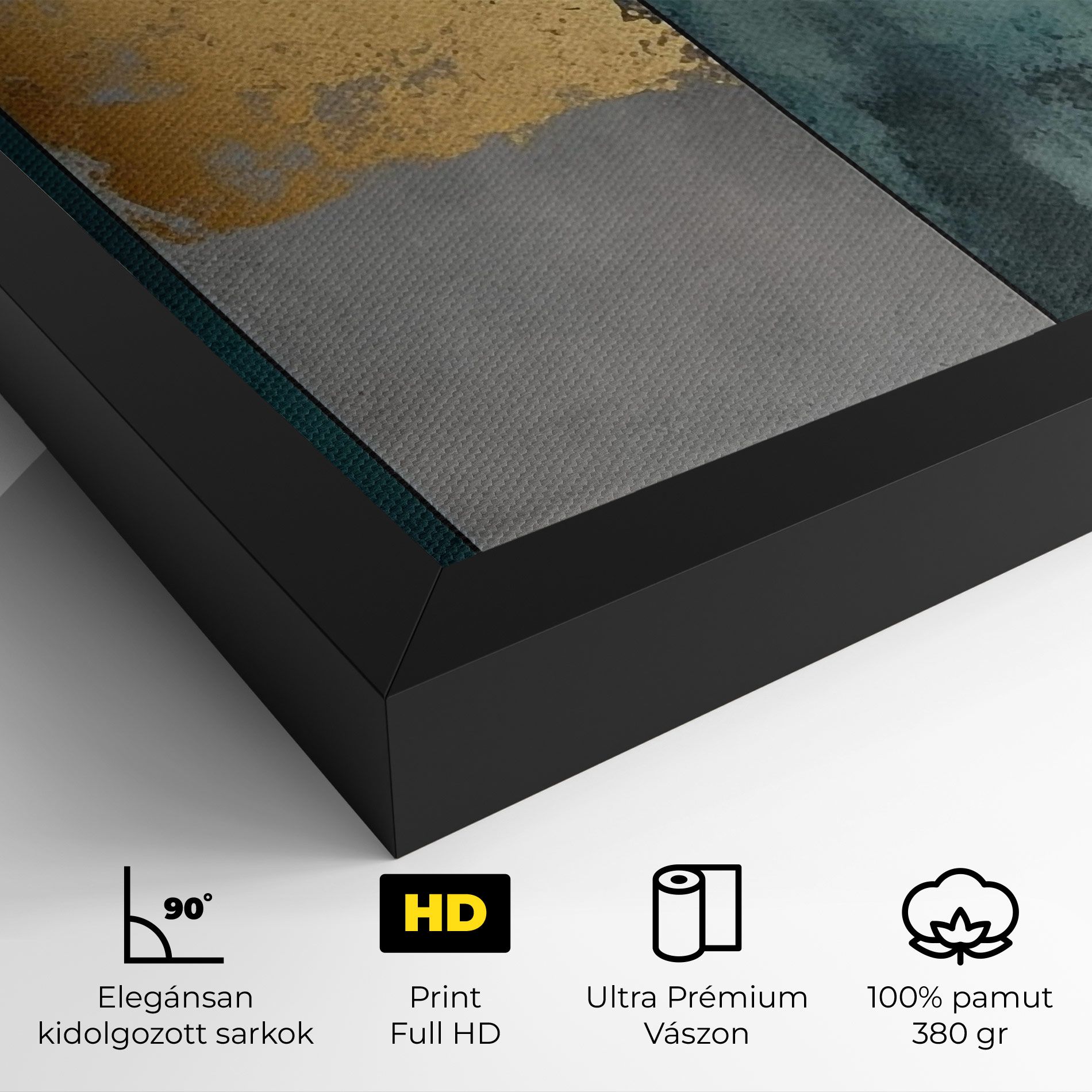 Green Colors With Gold mockup 4