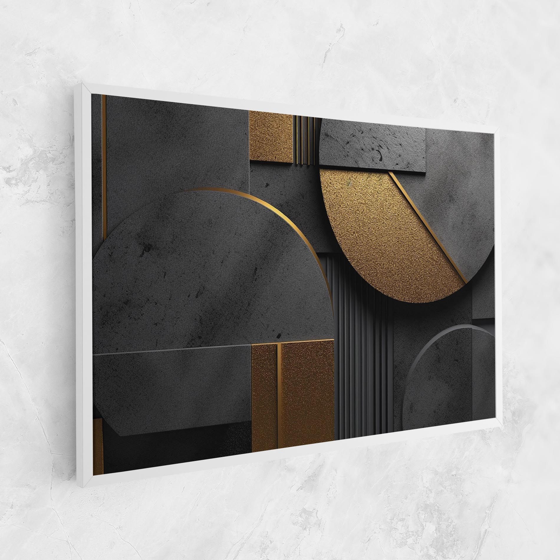 Gold With Grey Circle mockup 1