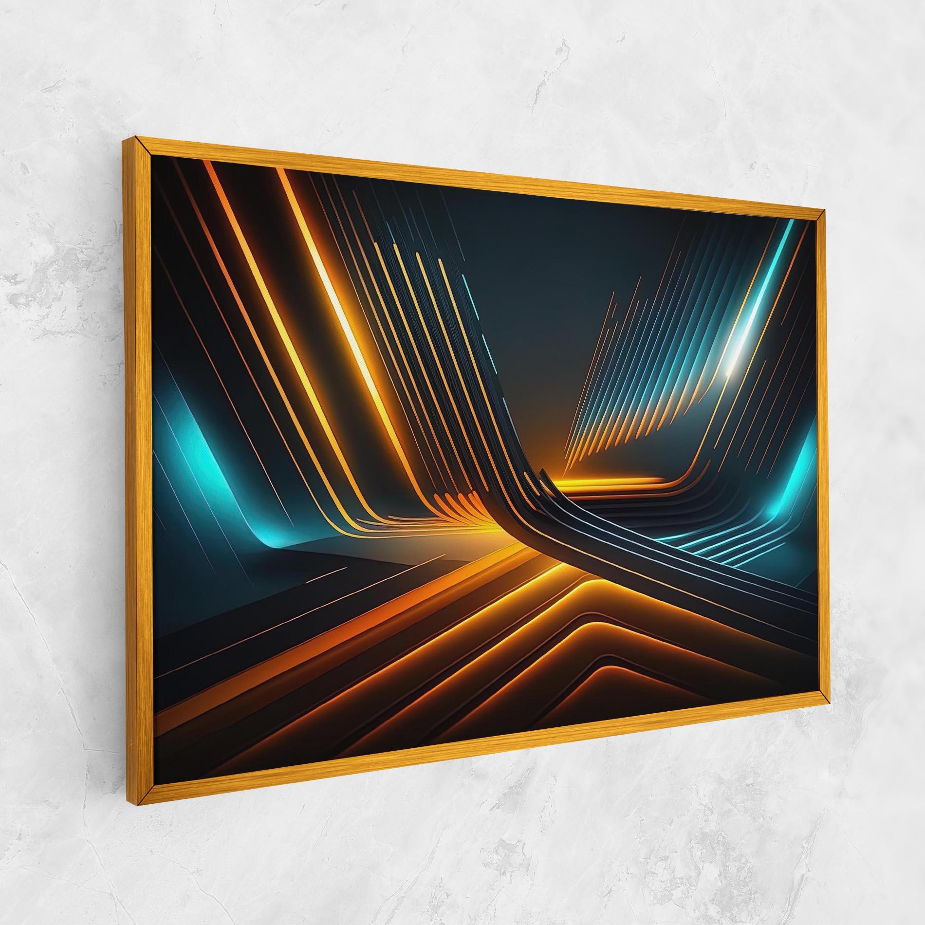 Vászonkép Futuristic Background mockup 1