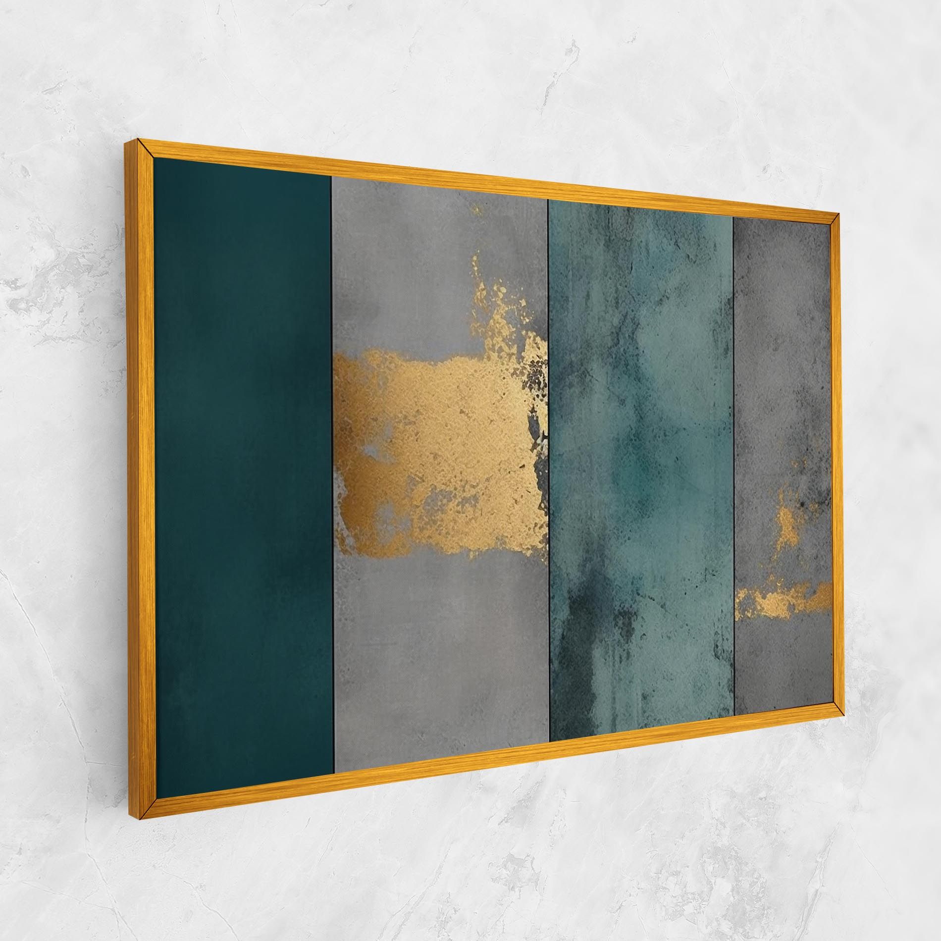 Green Colors With Gold mockup 1