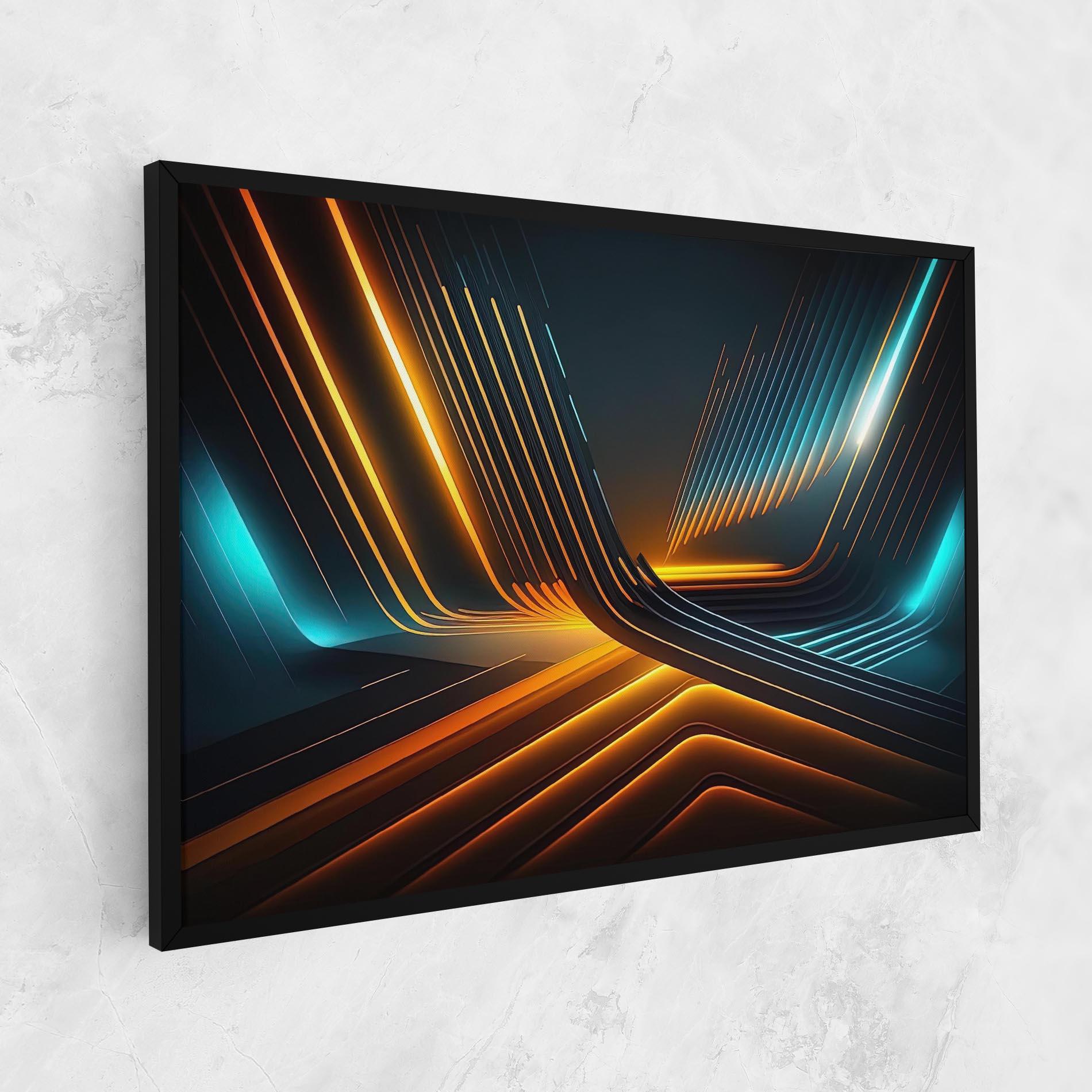 Vászonkép Futuristic Background mockup 1