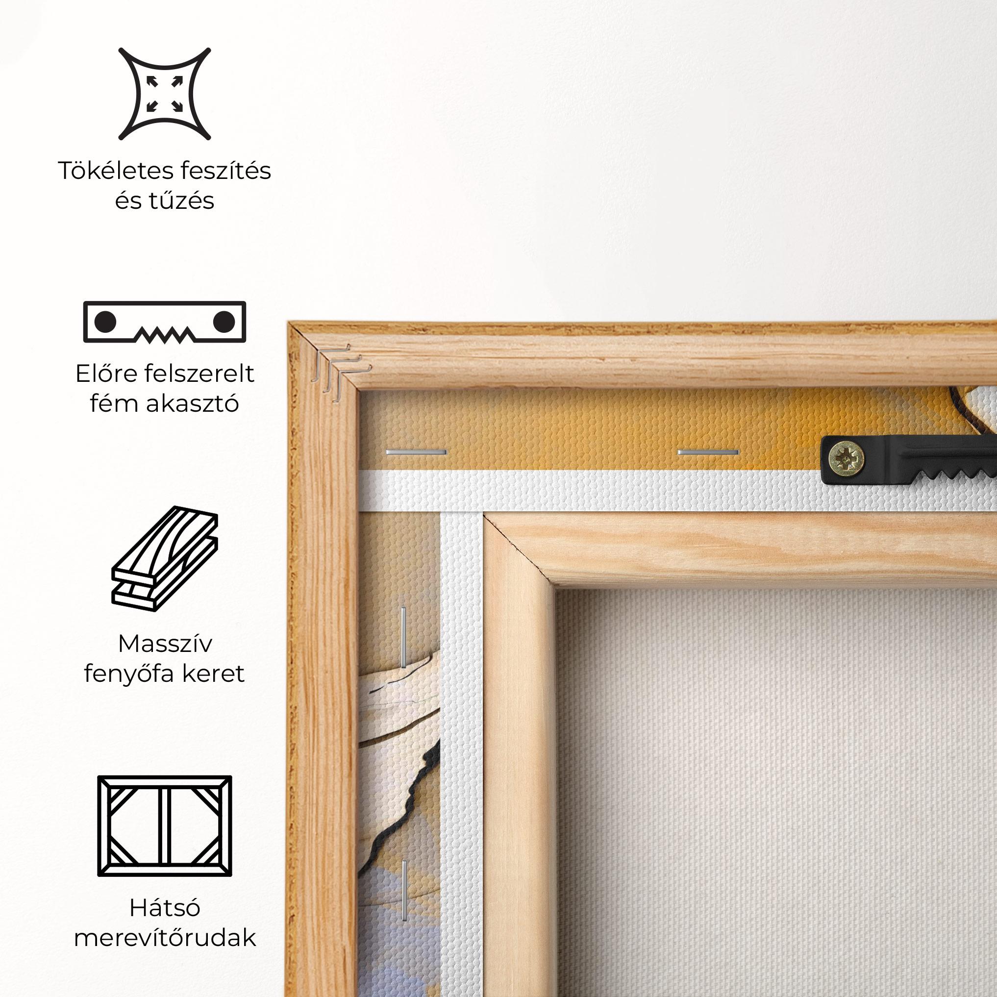 Vászonkép Abstract Alcohol Ink mockup 5