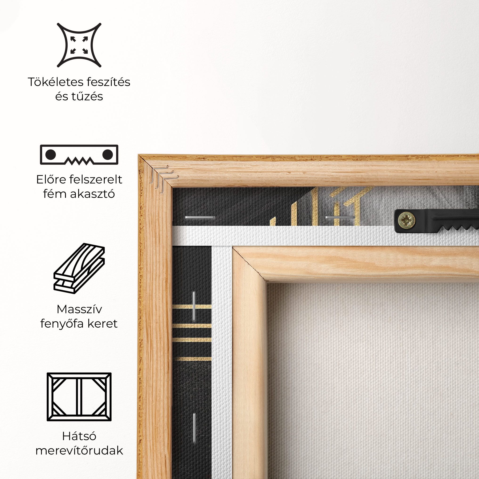 Gold Circle With Lines mockup 5