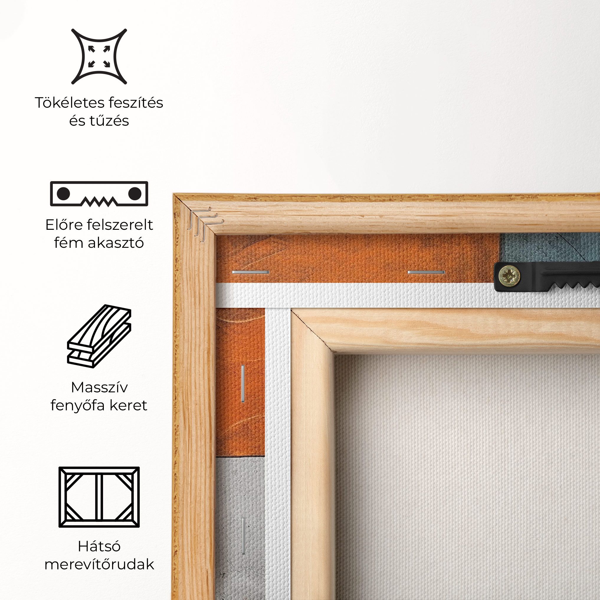 White Square With Gold mockup 5