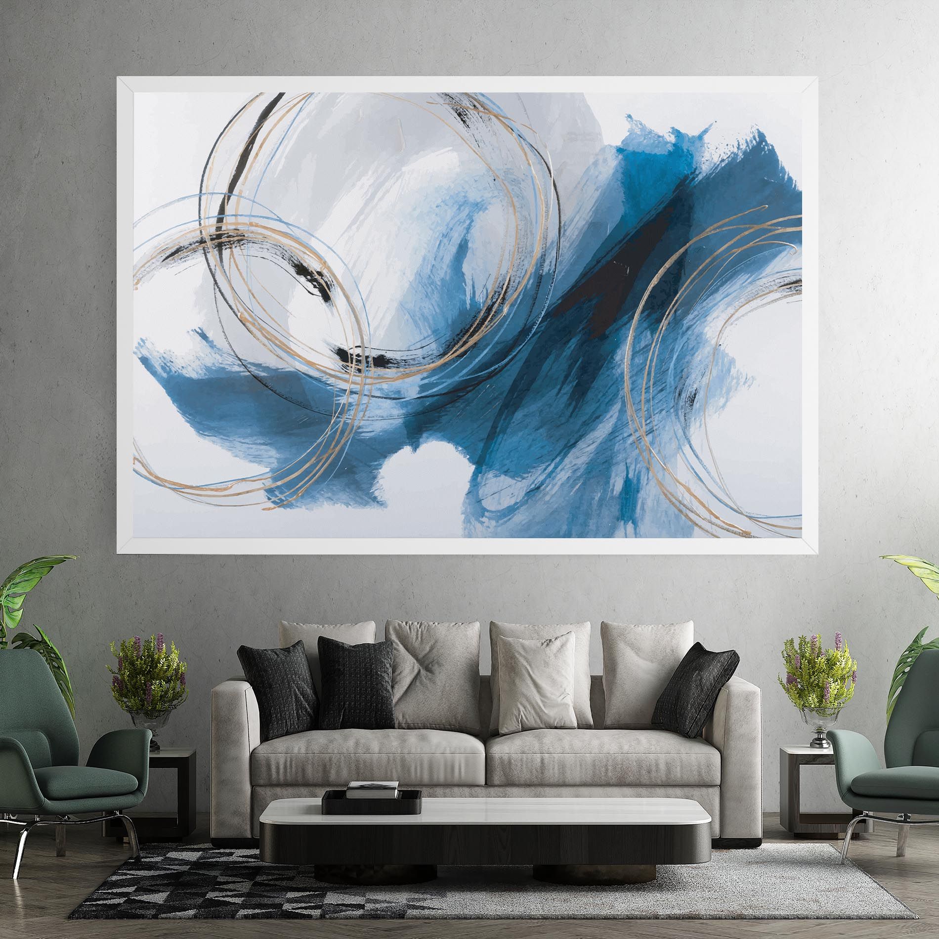 Beautiful Abstract Painting mockup 7