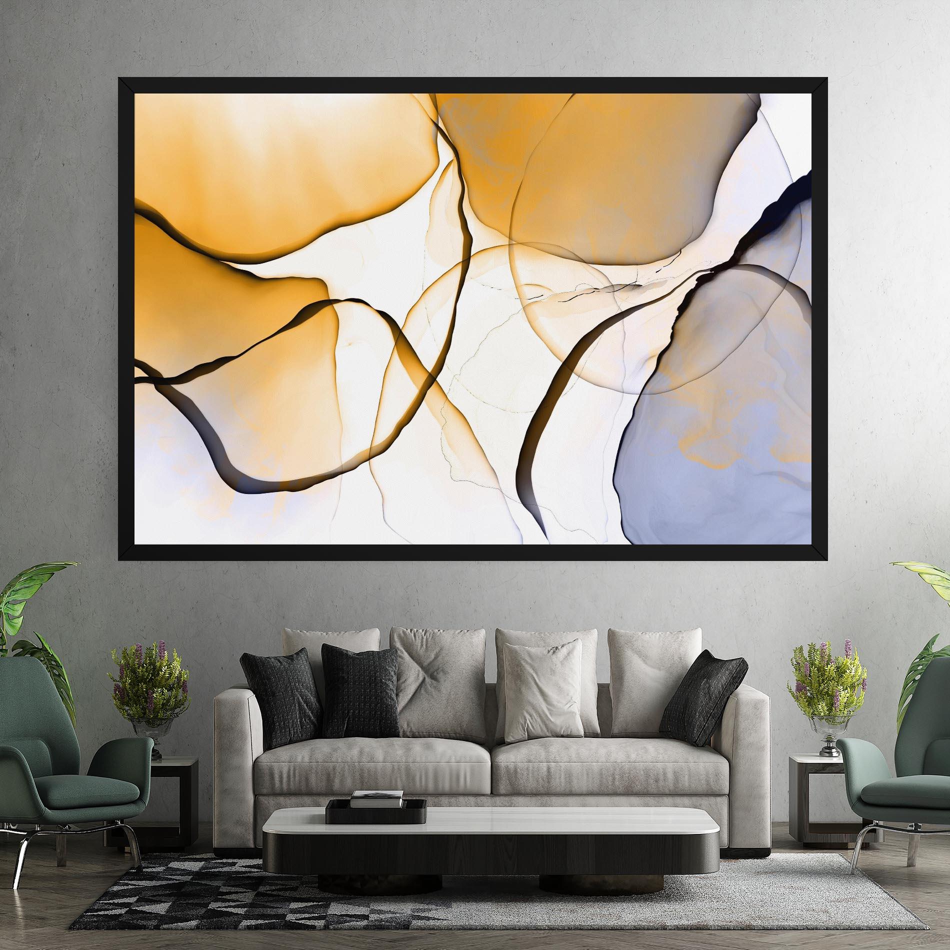 Vászonkép Abstract Alcohol Ink mockup 7