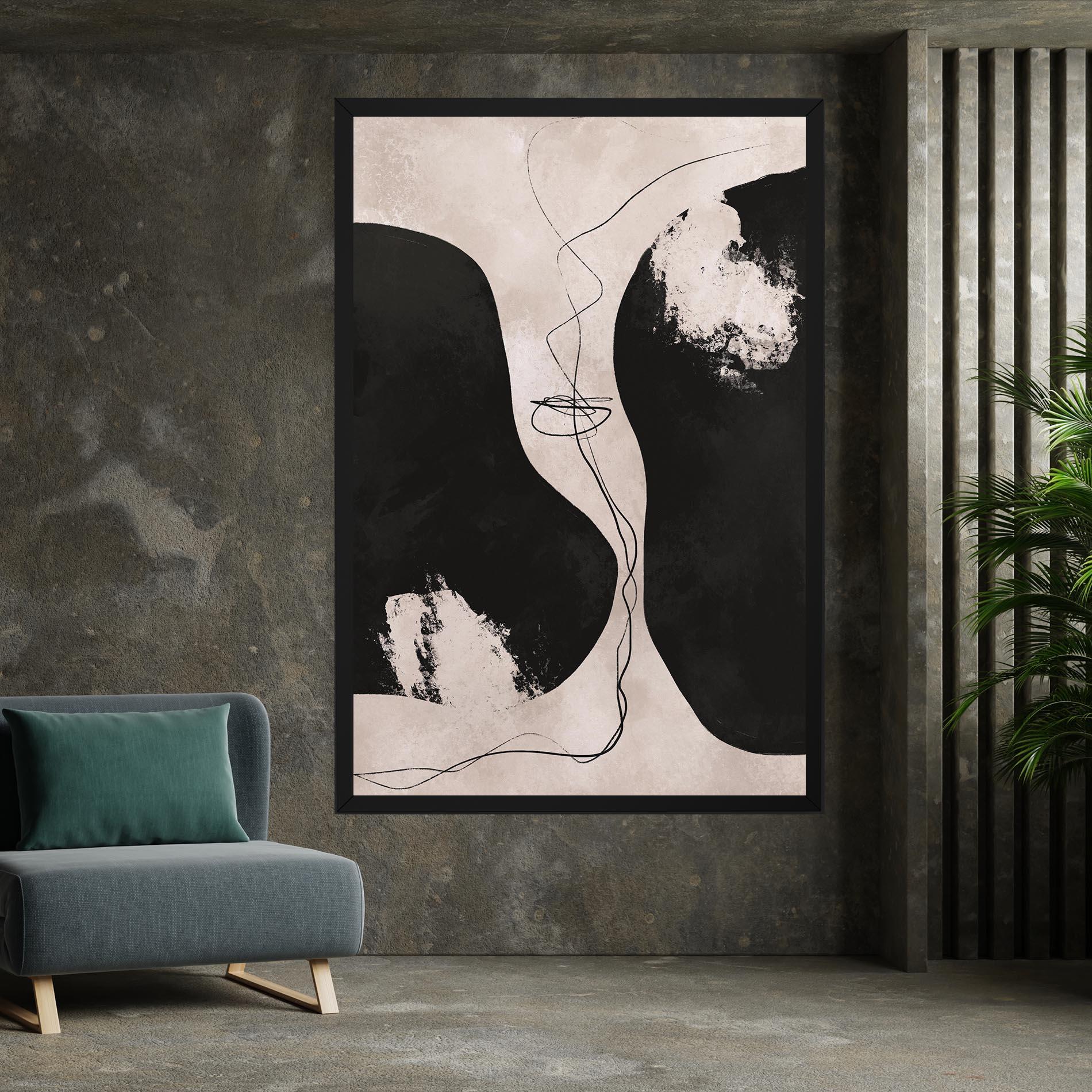 Vászonkép Modern Brushstrokes mockup 7