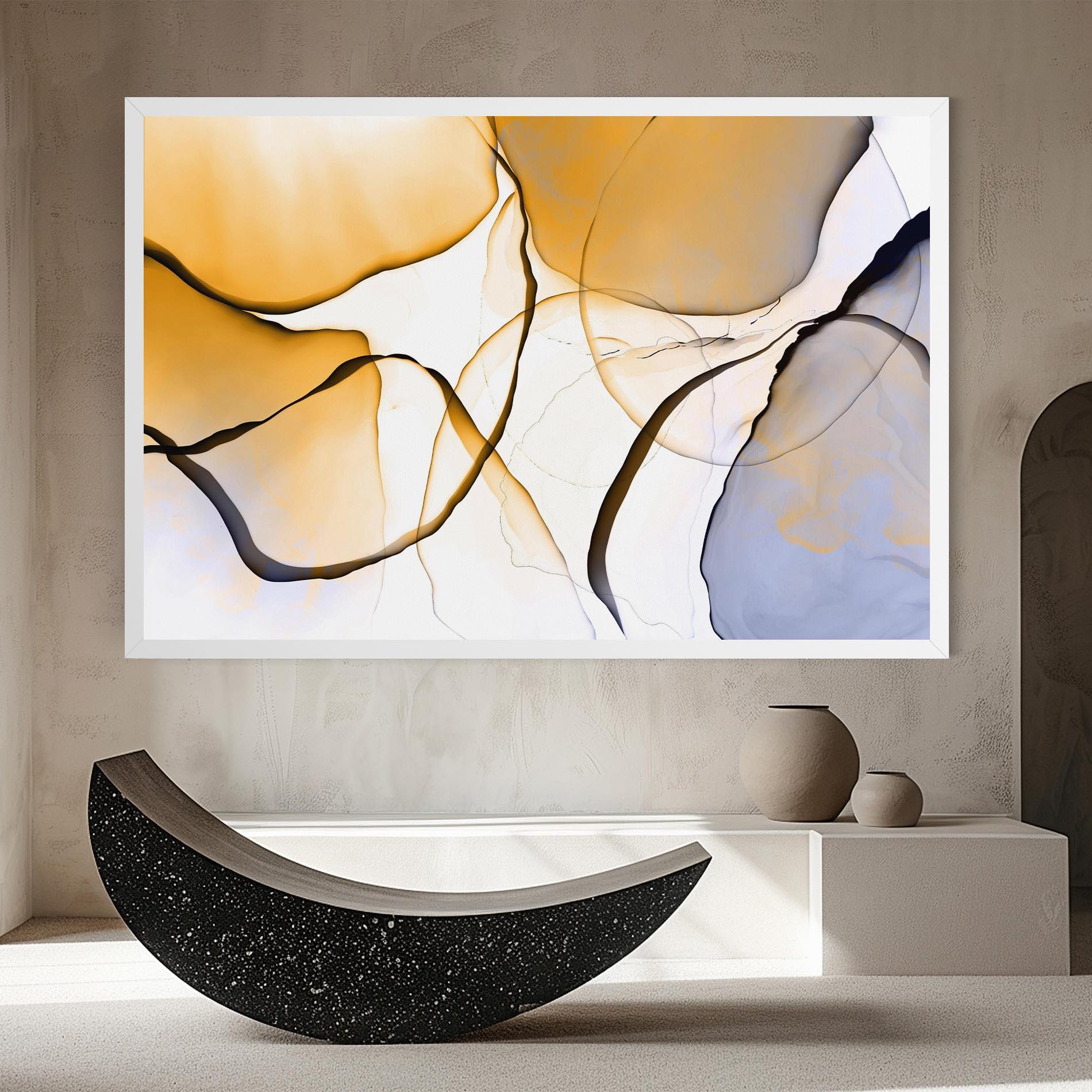 Vászonkép Abstract Alcohol Ink mockup 8