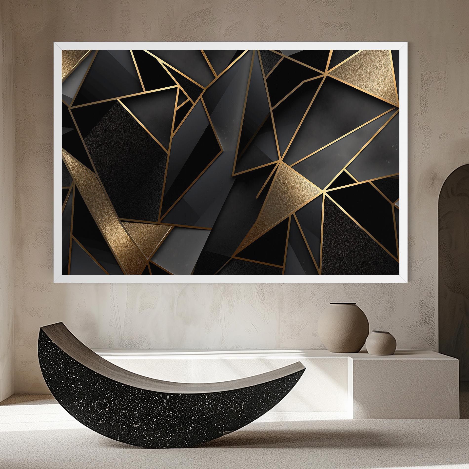 Abstract Golden Art mockup 8