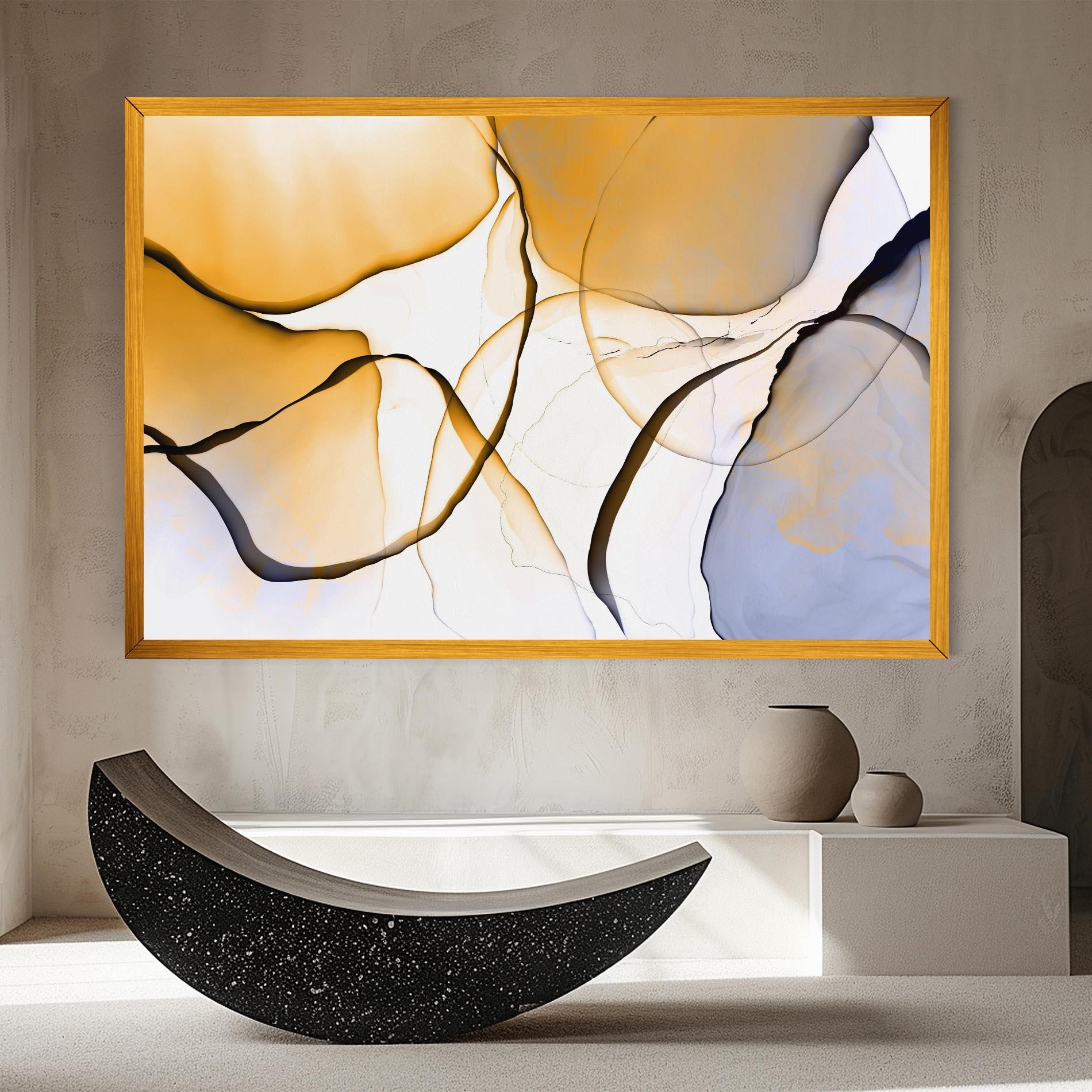 Vászonkép Abstract Alcohol Ink mockup 8