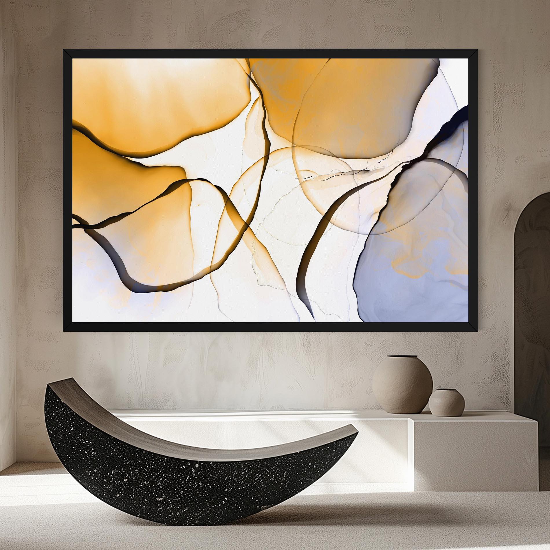 Vászonkép Abstract Alcohol Ink mockup 8