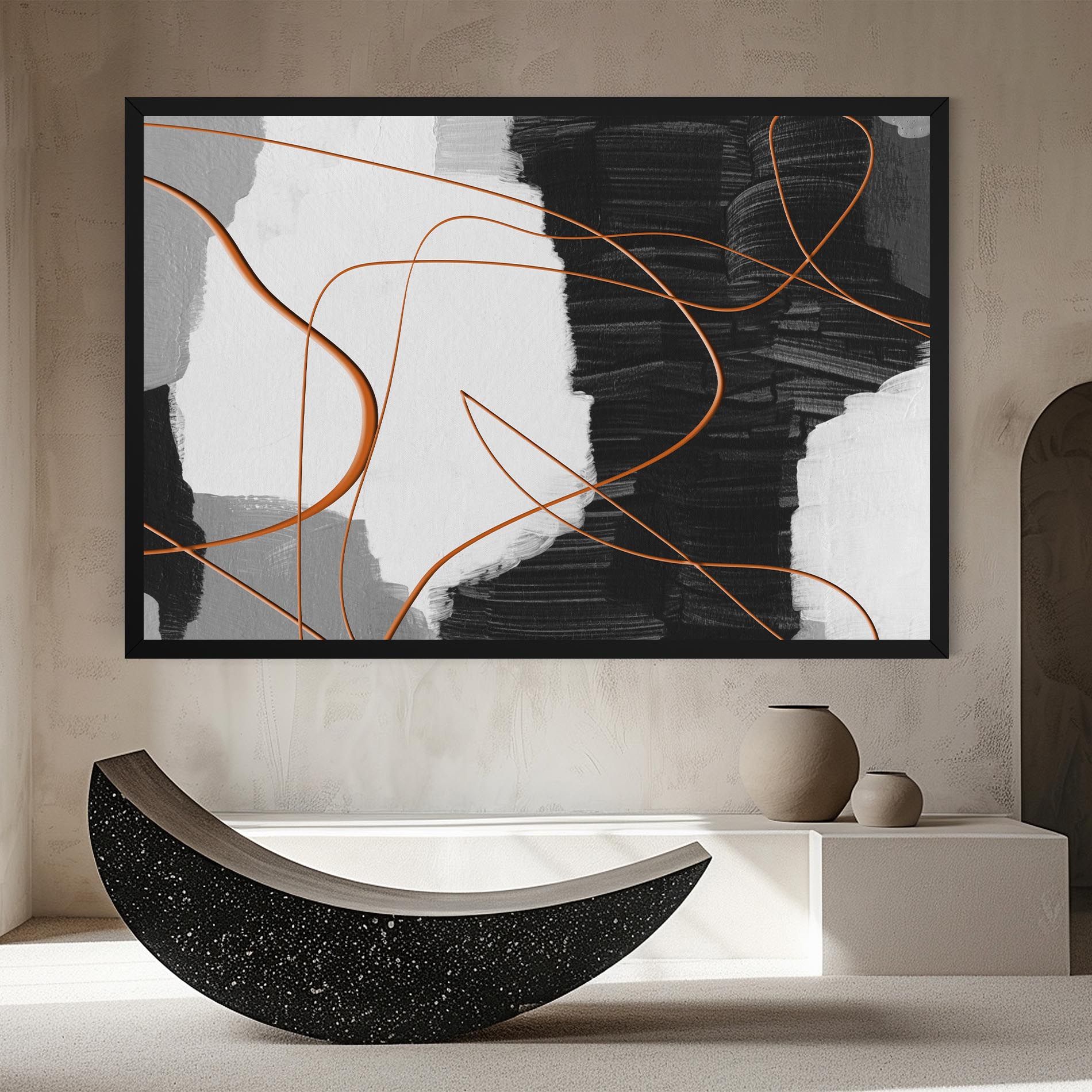 Abstract Ink Painting mockup 8