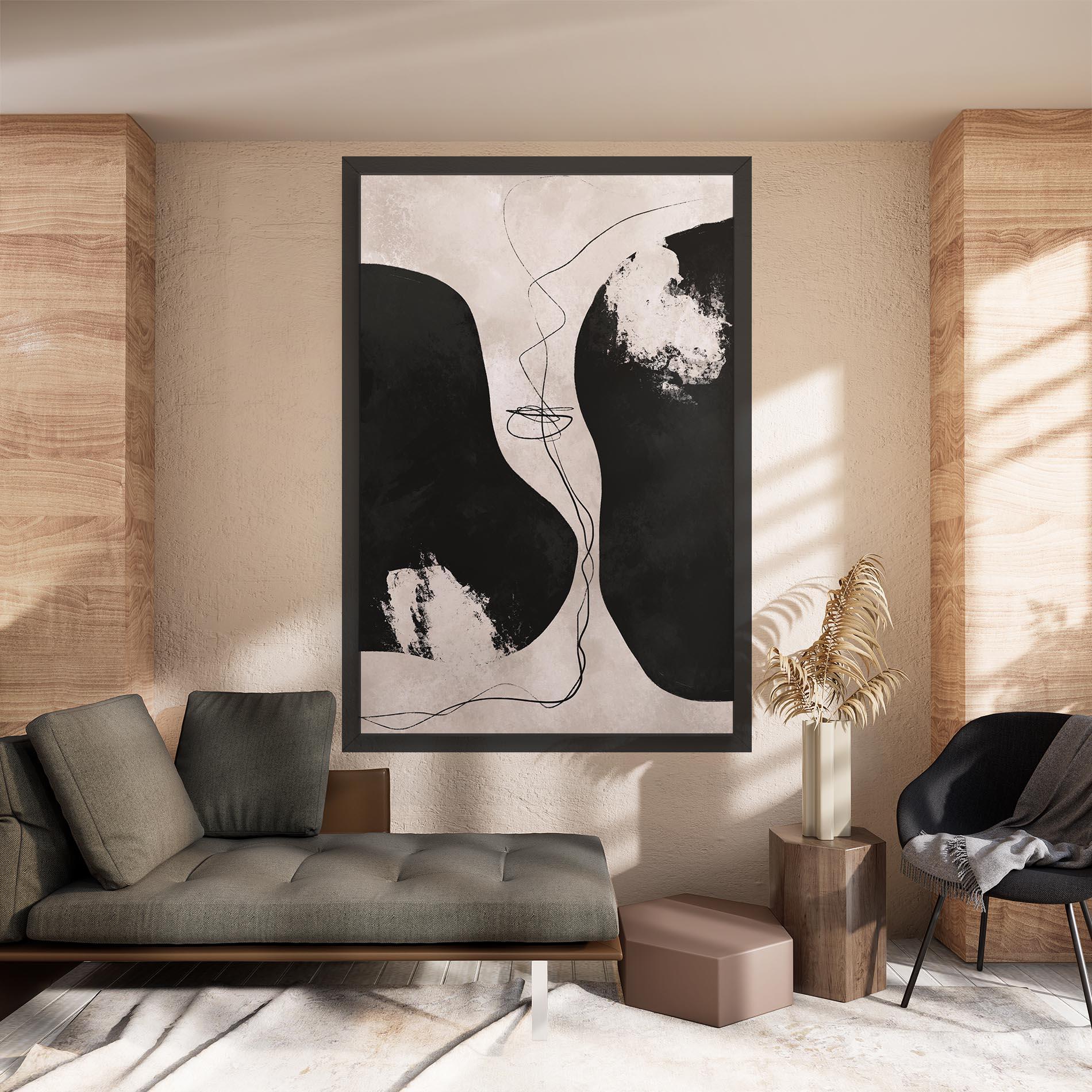 Vászonkép Modern Brushstrokes mockup 8