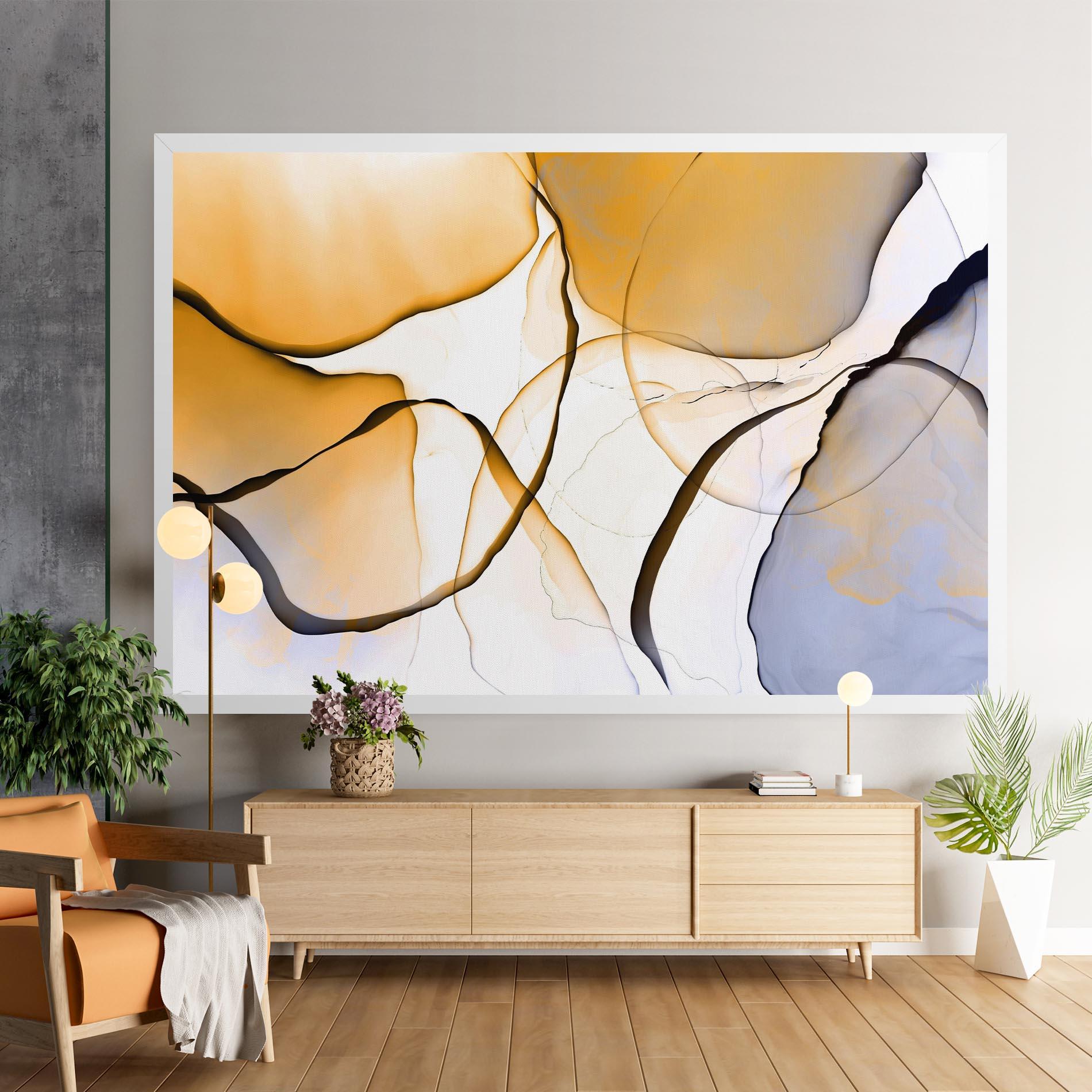 Vászonkép Abstract Alcohol Ink mockup 9