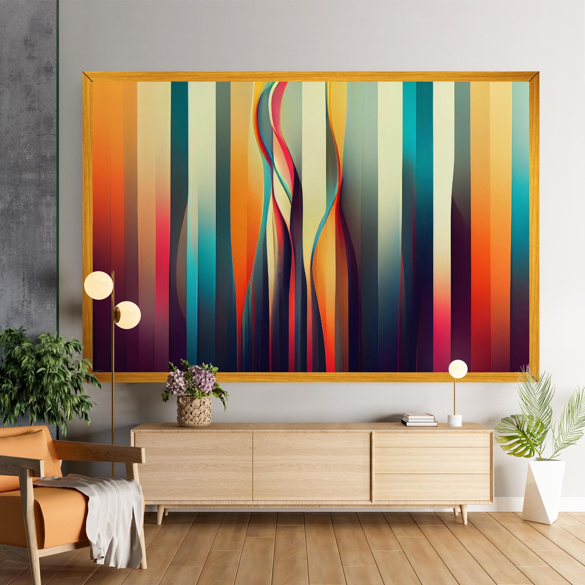 Colorful Geometric Background mockup 9