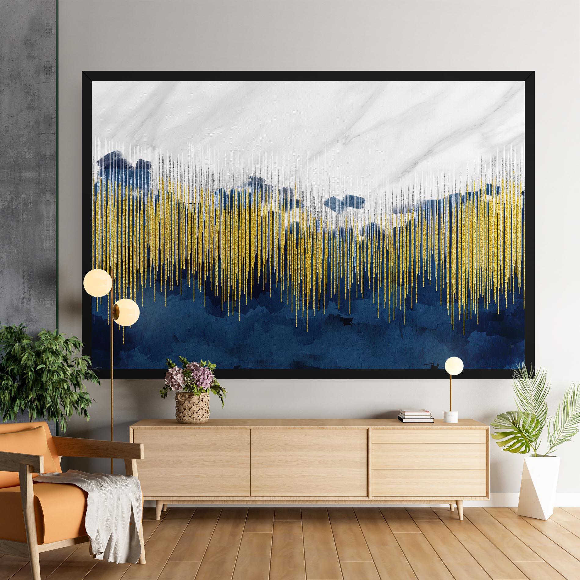 Vászonkép Abstract Marble Art mockup 9