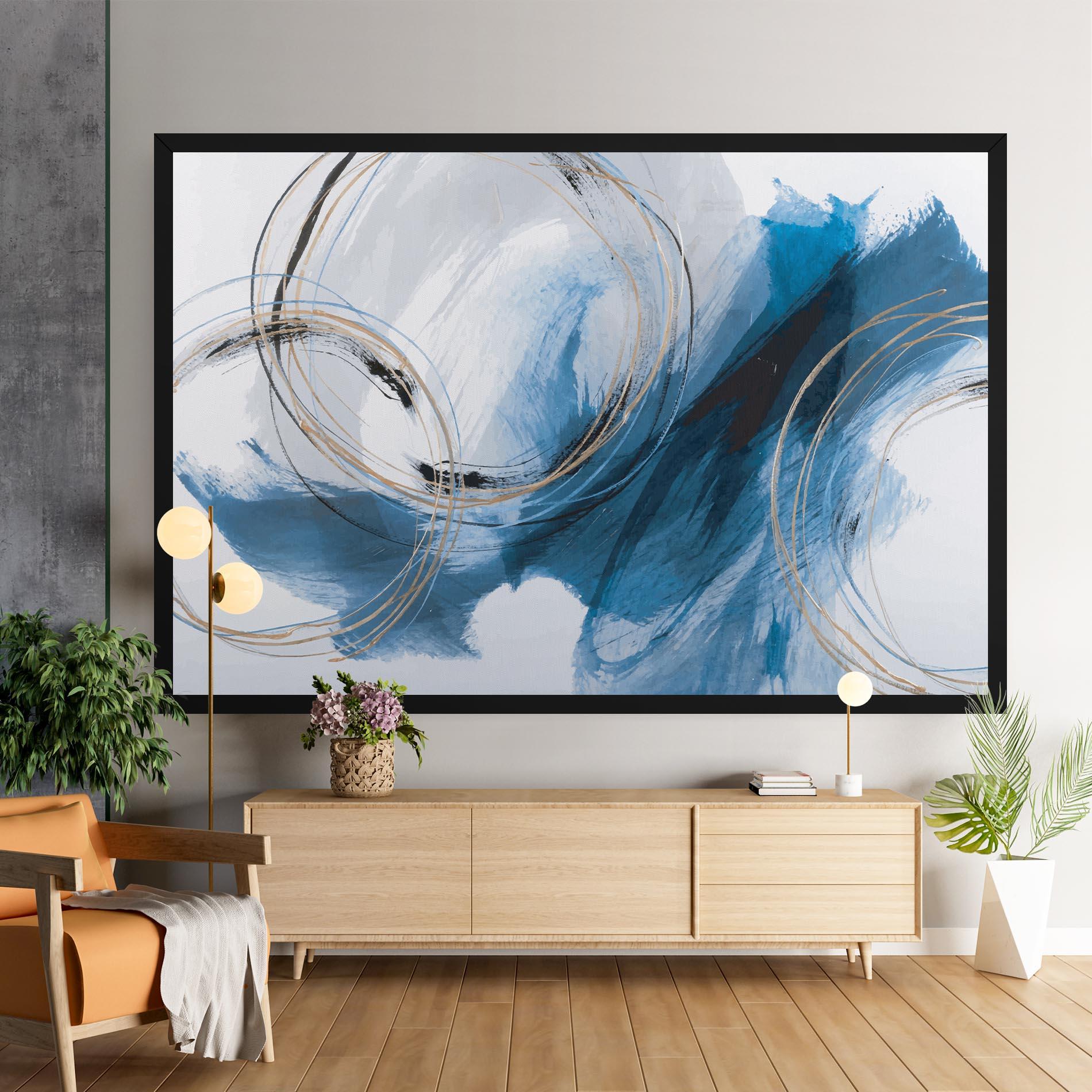 Vászonkép Beautiful Abstract Painting mockup 9