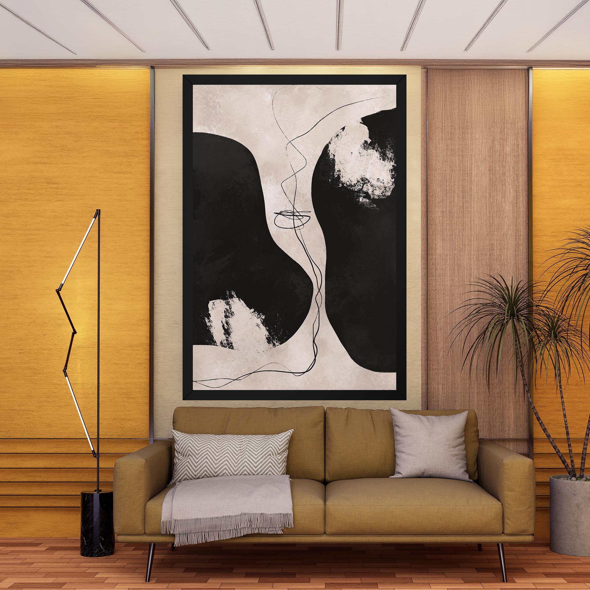 Vászonkép Modern Brushstrokes mockup 9