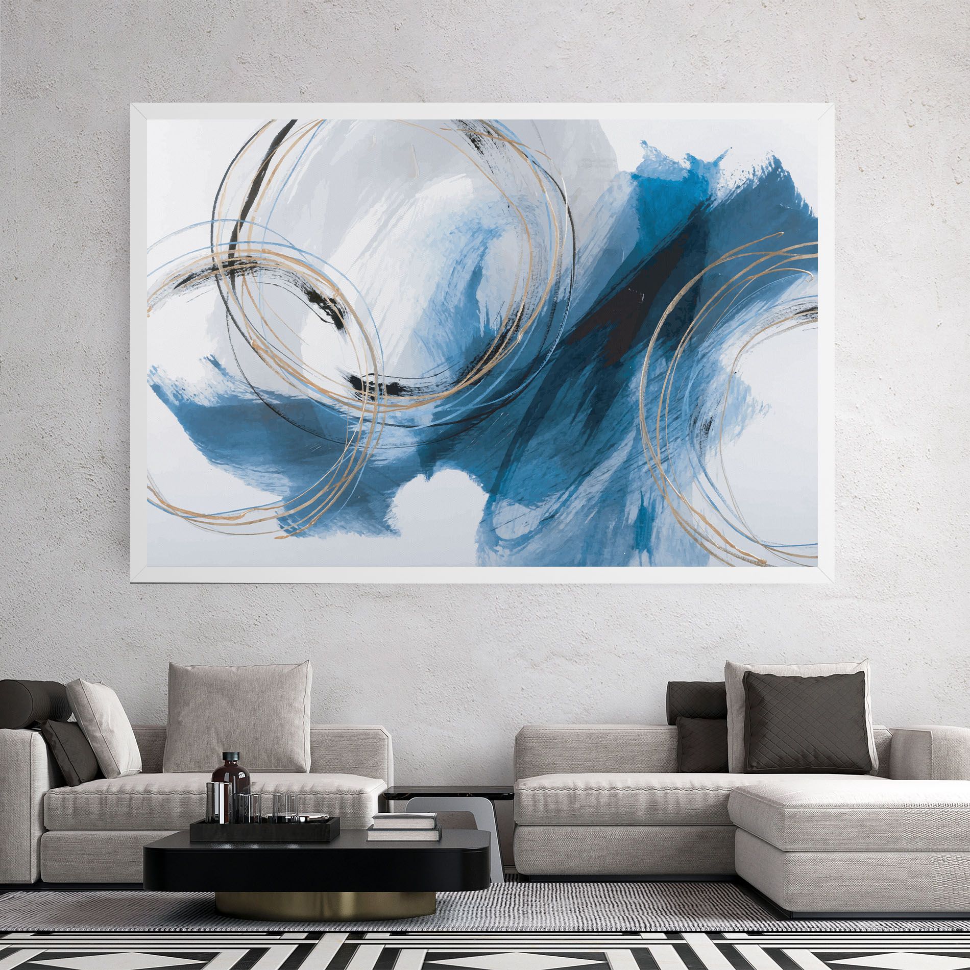 Beautiful Abstract Painting mockup 2